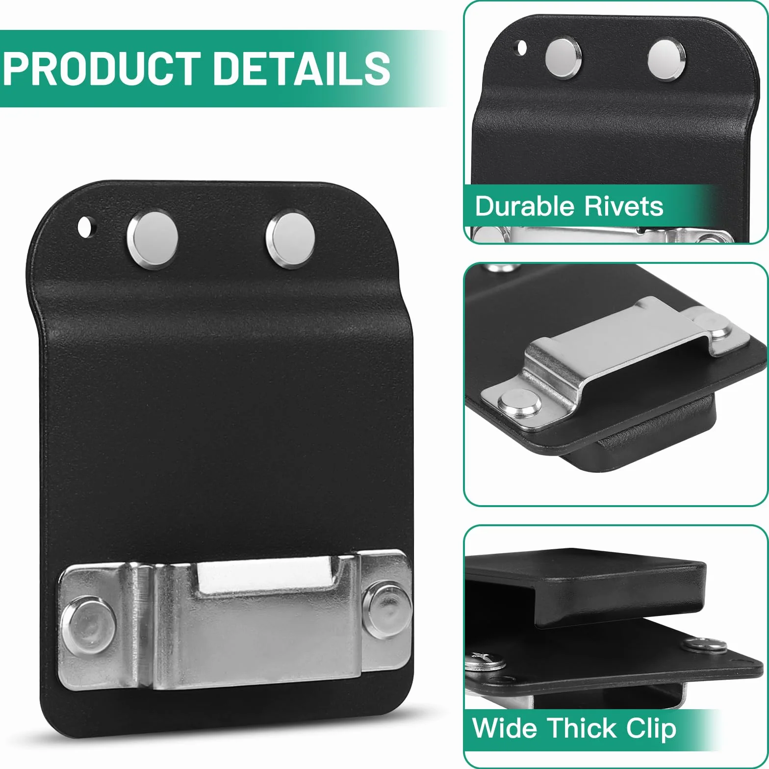DBREAKS Porta Attrezzi da Cintura, Supporti per Metro a Nastro per Cintura, Supporto Clip-on in Acciaio Inossidabile 304, per Avvitatori ad Impulsi, Trapani Senza Fili, Chiodatrici, Metri a Nastro