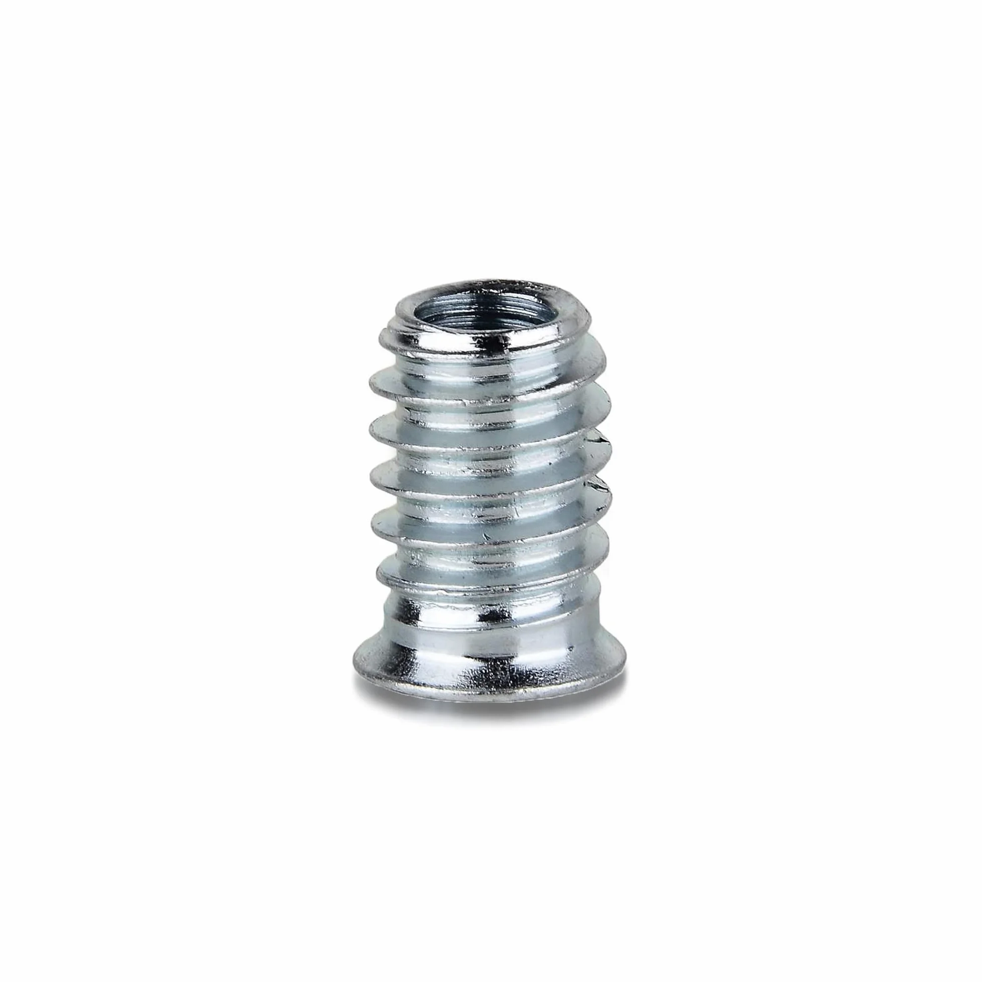 DOJA Industrial | Boccole Filettate per Legno | 40 Pezzi | 8 x 15 mm | Inserti Filettati | Rivetti Filettati Esagonali | Dadi esagonali in lega | Bussole Filettate | Inserti a Legna | Per Compensato