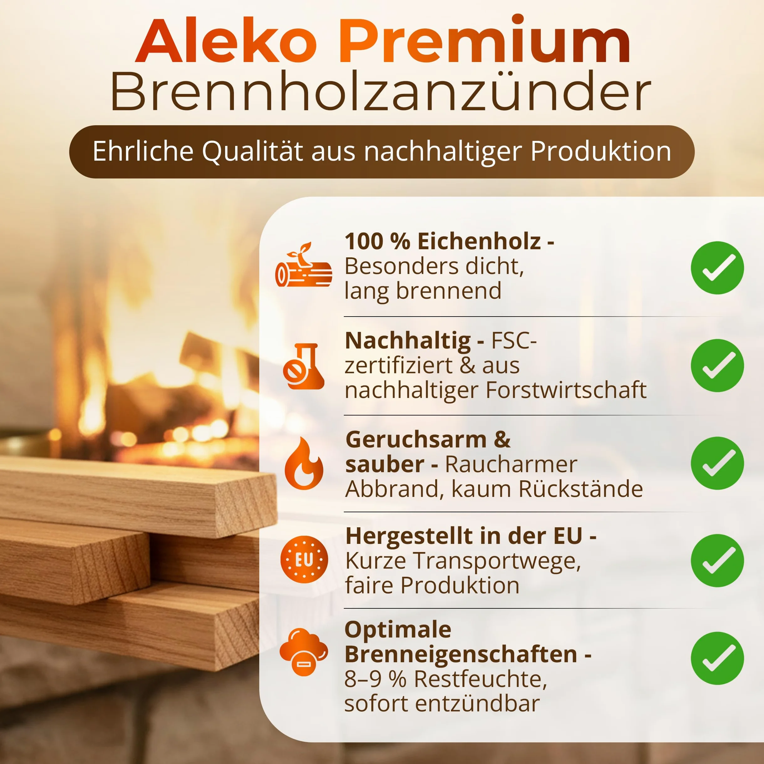 Confezione da 28 kg di legna di quercia da ardere, per barbecue e camino, samovar, accendisigari, accendifuoco, grezzo, non trattato, ottenuto da resti di parquet, essiccato in forno