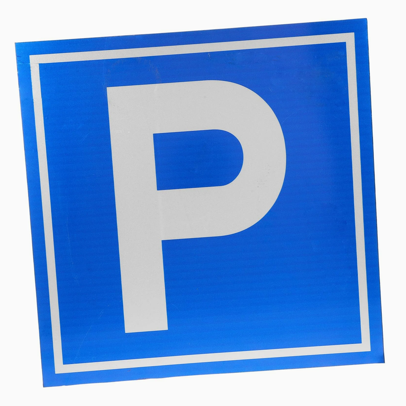 Cartello di Sicurezza Simbolo P in Lega di Alluminio Blu per Parcheggio | Uso per Aree di Sosta e Spazi Segnaletica Chiara, Installazione Semplice, Visibilità Elevata