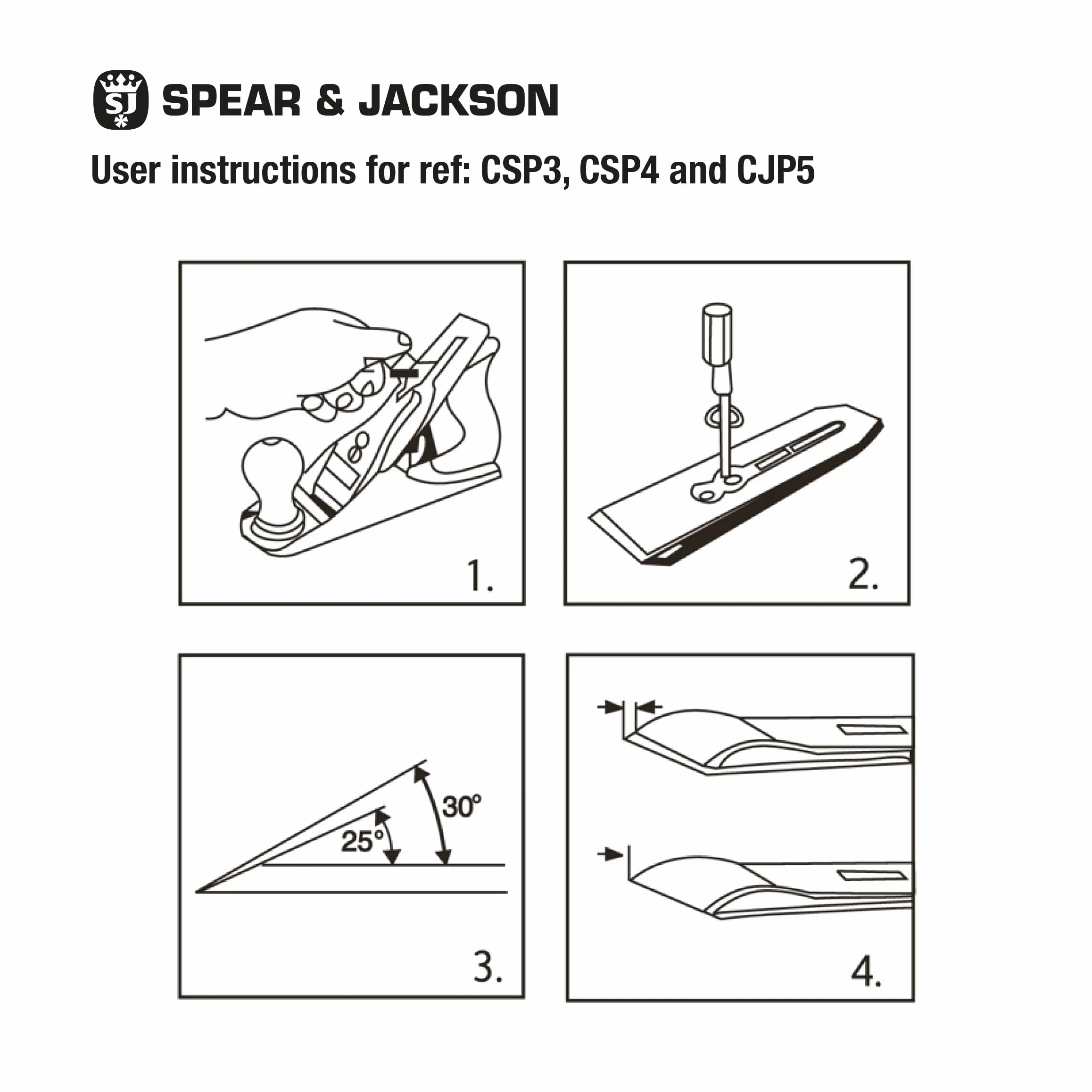 Spear & Jackson CJP5 Pialla da banco n. 5