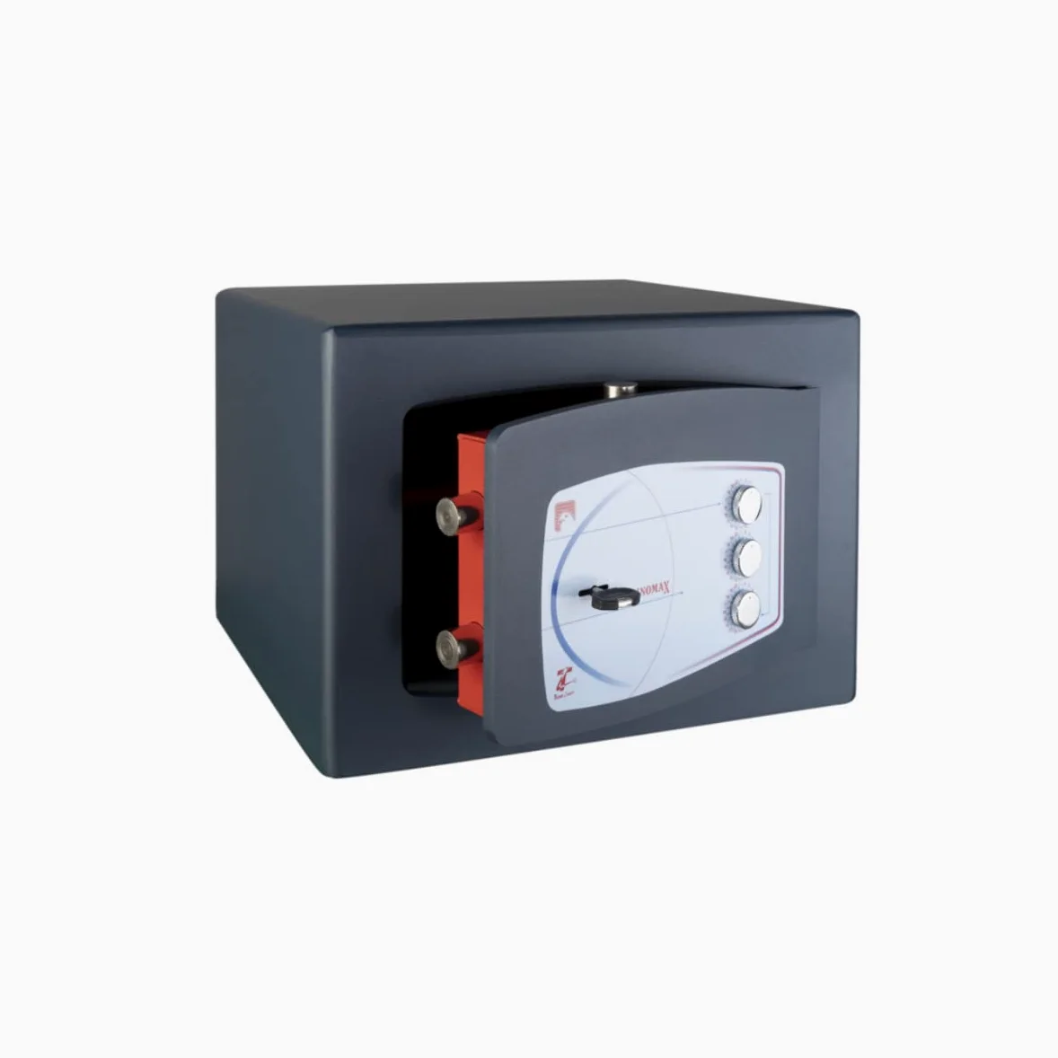 Technomax, Cassaforte a mobile, Gold Moby Diplo, modello GMD/4, Apertura con chiave a doppia mappa + combinatore a 3 volantini, Dimensioni mm. 280 (H) x 400 (L) x 350 (P)