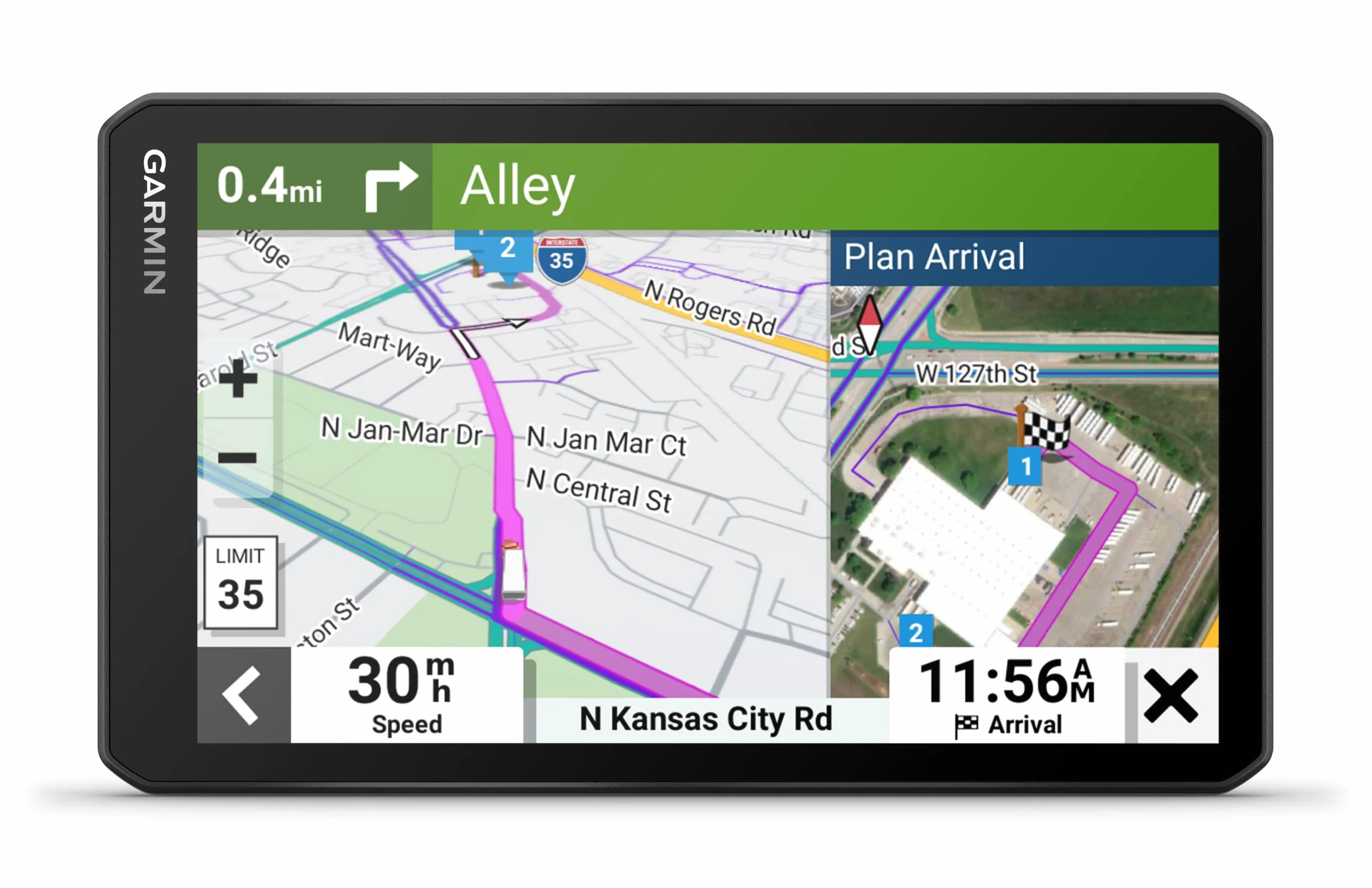 Garmin dēzl LGV710 MT-D, Infotraffico DAB, Display da 7", Mappa Europa, Navigazione in base a dimensioni, peso e carico trasportato