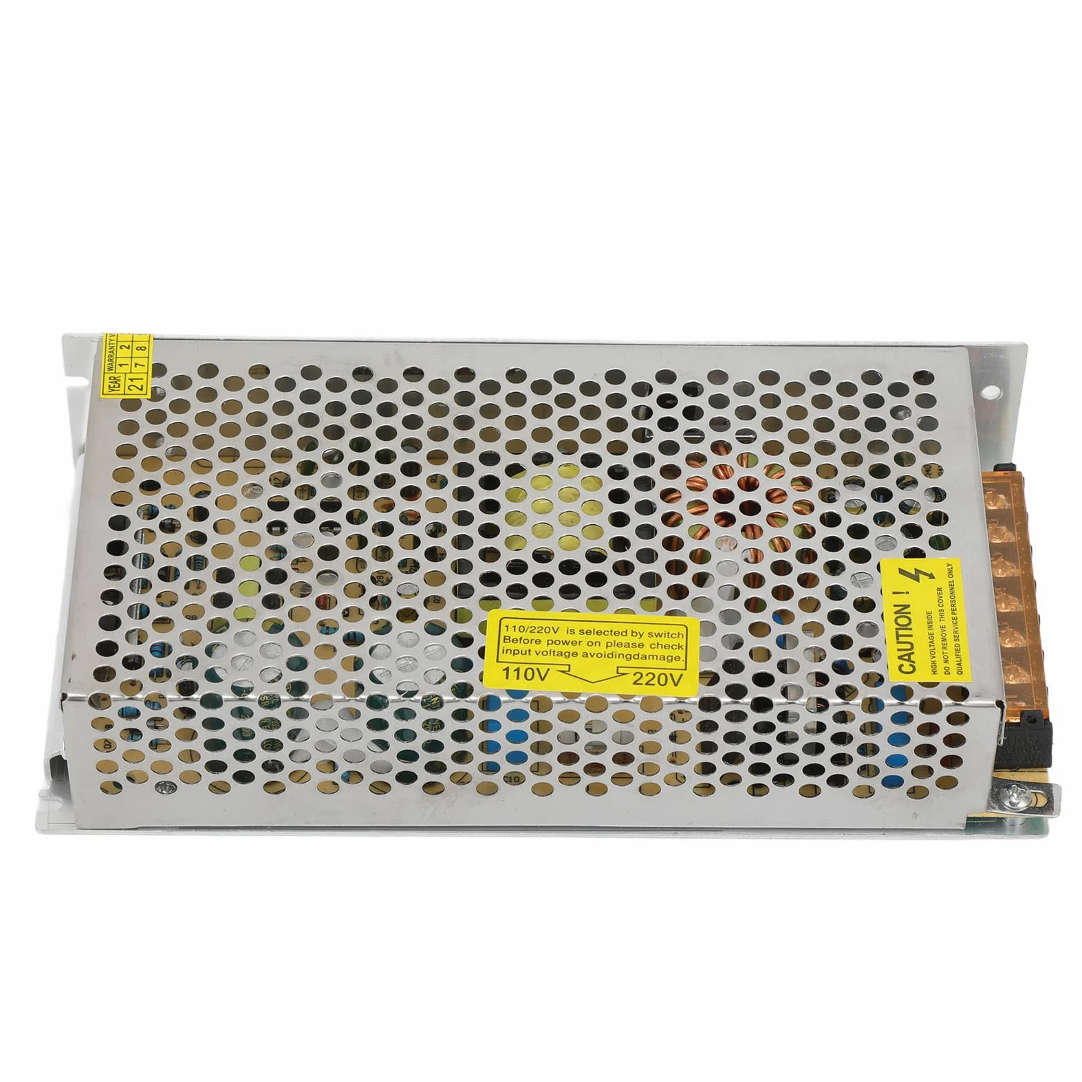 Ejoyous Alimentatore CC Trasformatore di Alimentazione in Lega di Alluminio da 110 V 220 V a 12 24 150 W con Protezione da Sovraccarico da Cortocircuito per Strisce LED Radio Computer Uso Interno