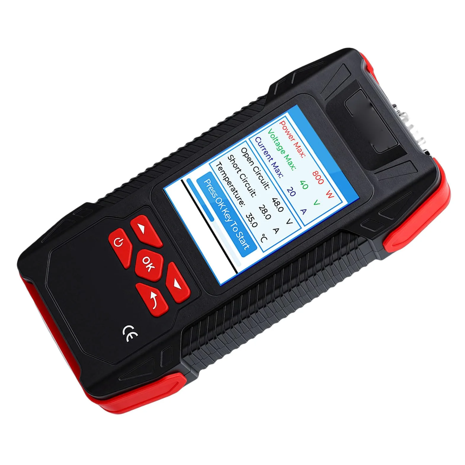 FILFEEL Tester per Pannelli Solari da 2000 W con Analisi MPPT e Display Curva I-V – Multimetro Fotovoltaico per Test di Tensione a Circuito Aperto, Corrente di Corto Circuito e Potenza – Contatore