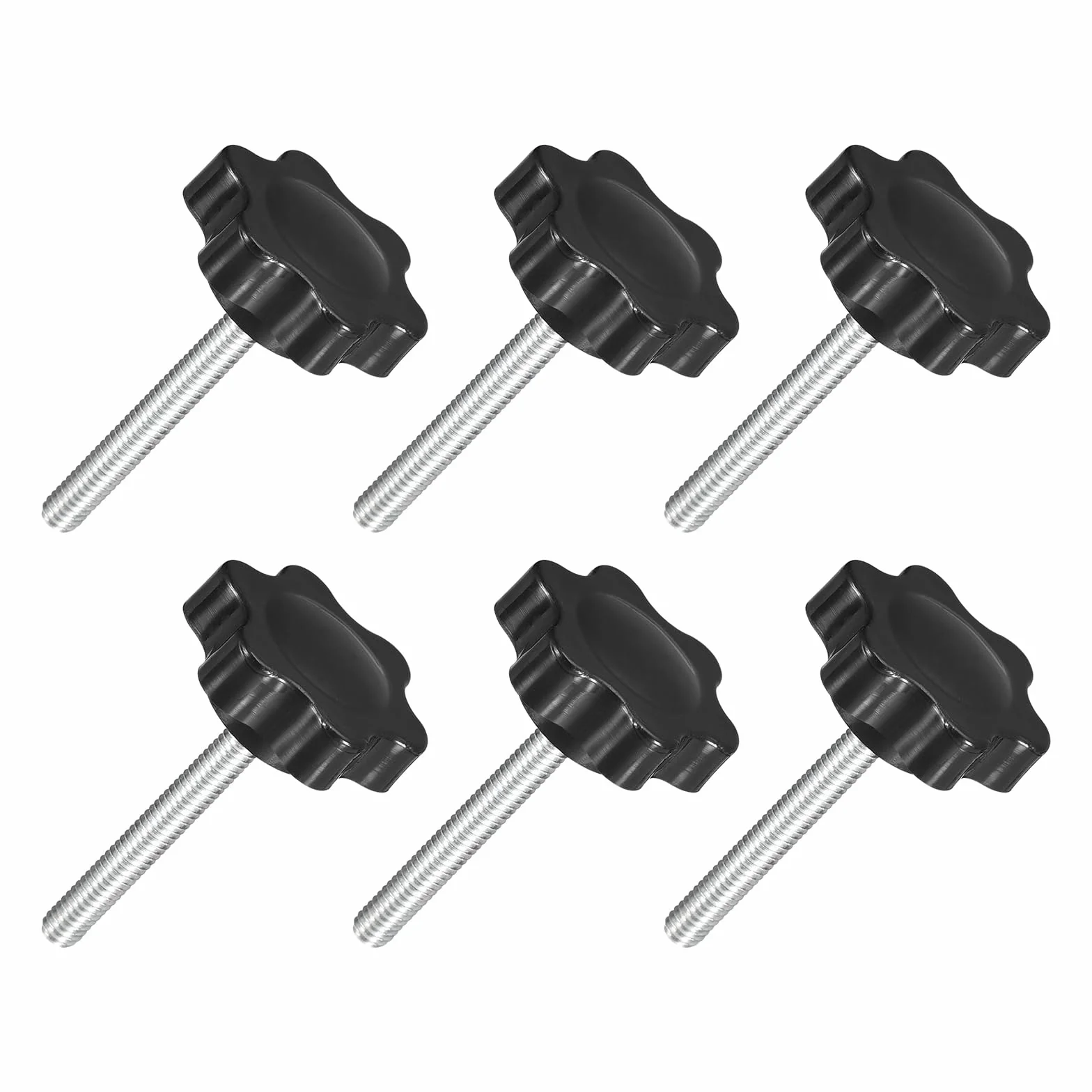 Pomelli a Stella M4 x 30mm Manopola Serraggio Esagonale Plastica per Ombrellone