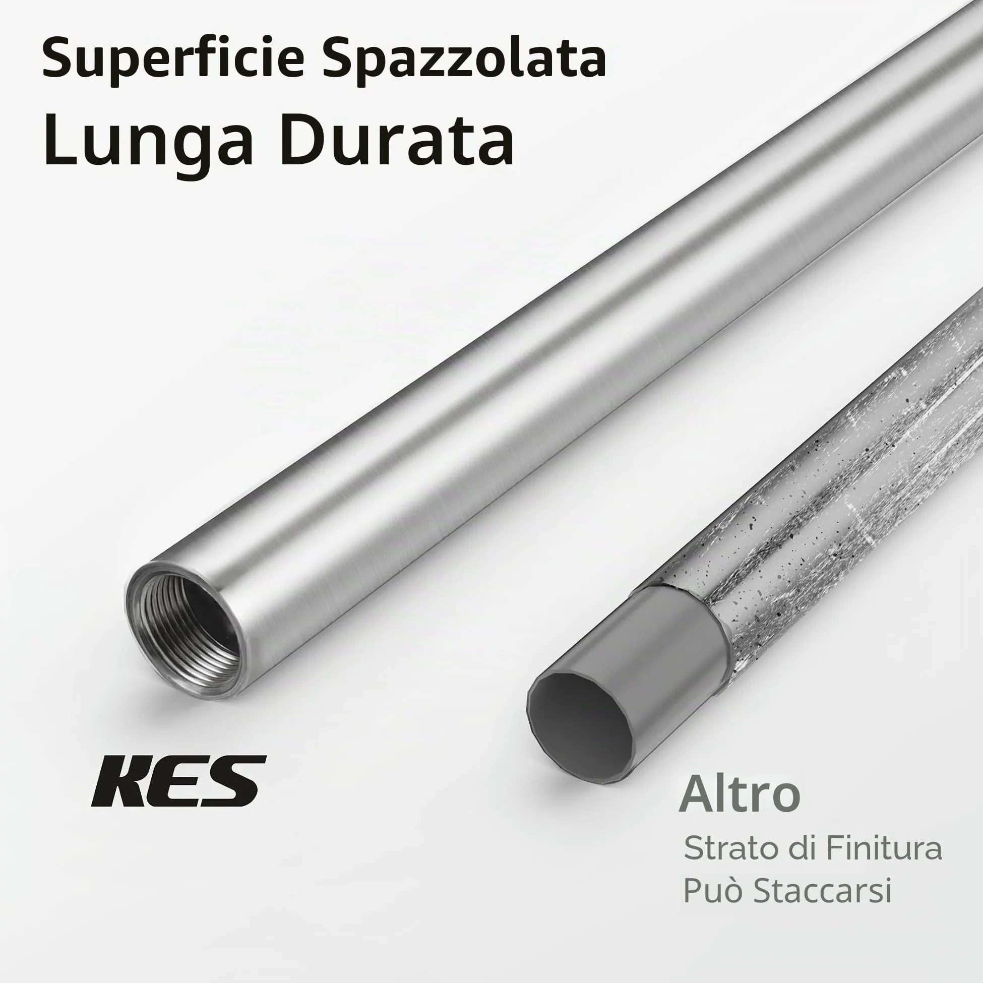 KES Porta Carta Igienica Autoportante Supporto per Bagno Porta Carta Igienica Acciaio Inossidabile Acciaio Spazzolato, BPH286S1A-2 | Base ponderata in acciaio inox SUS304, finitura spazzolata, BPH286S1A-2