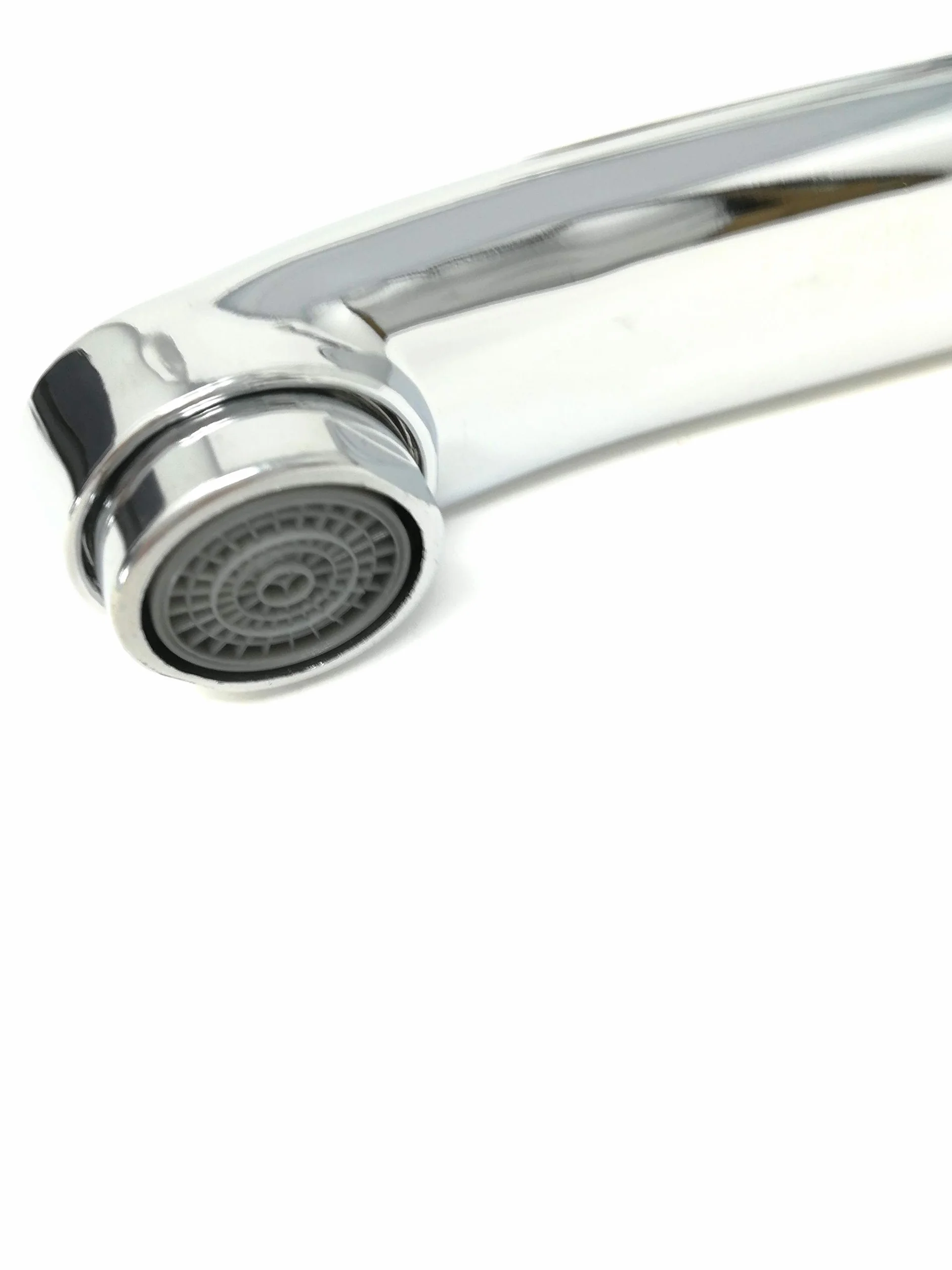 Rubinetto a Muro per Lavello Cucina Miscelatore Vasca Canna Alta Ottone Cromato
