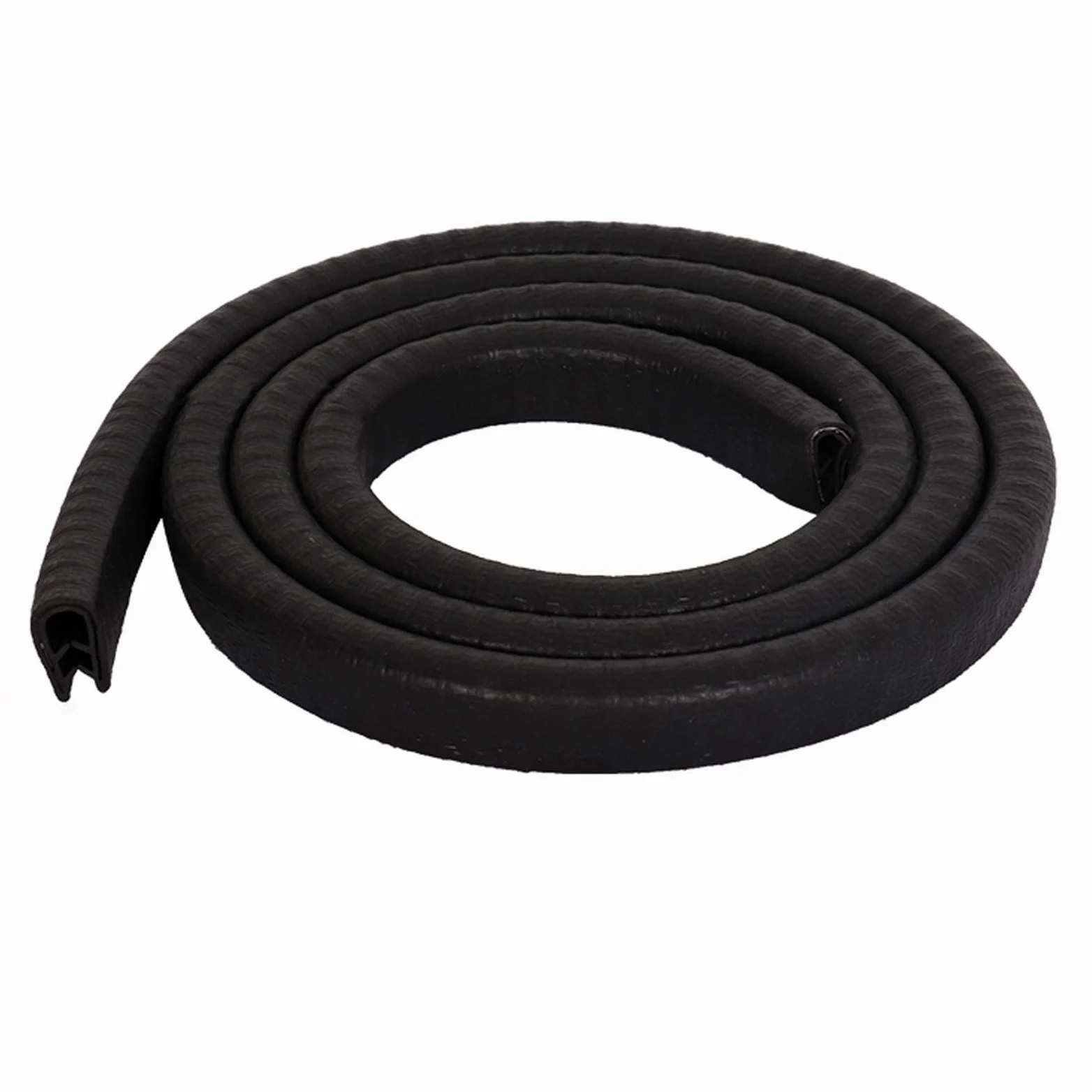 Nastro paraspifferi a U, in gomma, lunghezza 1 m, con metallo, adatto a spazi vuoti e intemperie, per porte di auto, portelli e vetri/rosso/13,0 mm x 8 mm (nero, 15 mm x 8 mm)