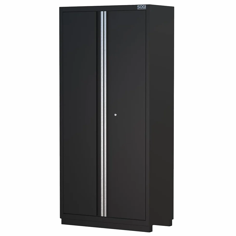 Sogi ARR-OFF-4320 Arredamento modulare in lamiera per officina e garage piano in acciaio inox 4315x466x2000 mm