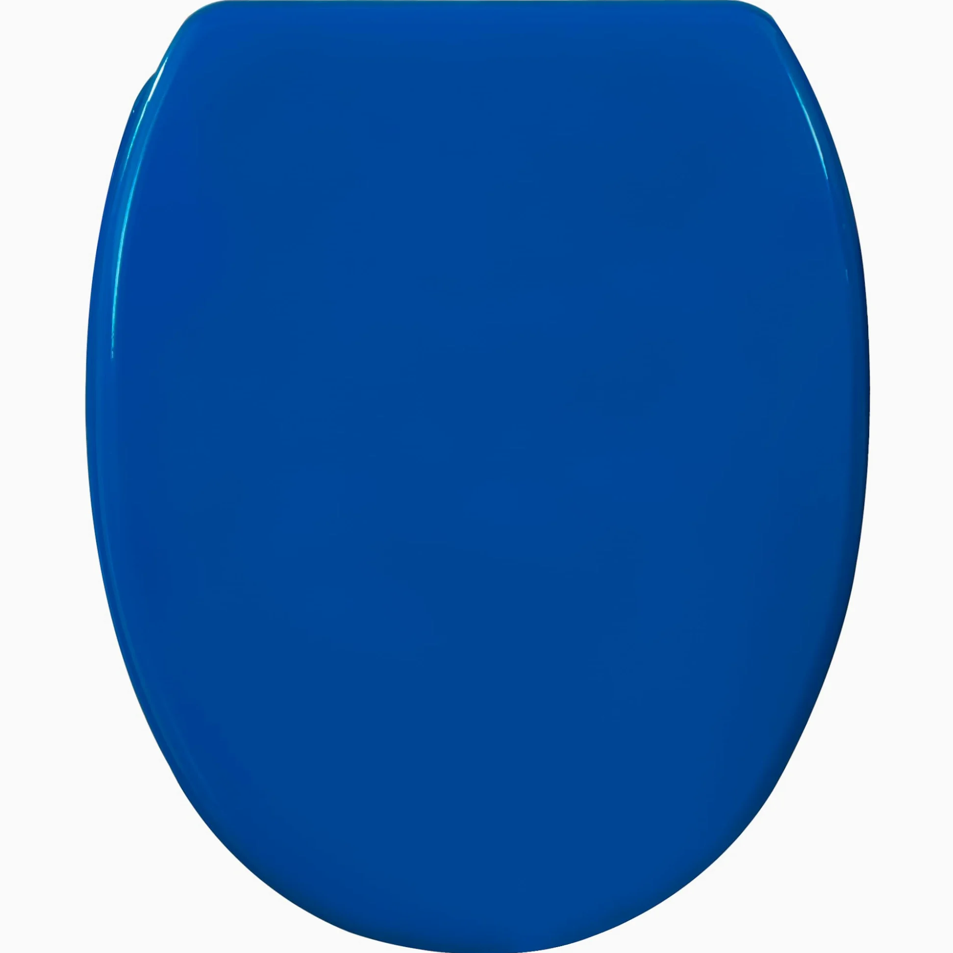 Sanilo Sedile WC con chiusura ammortizzata e sgancio rapido, il coperchio del WC può essere rimosso con la semplice pressione di un pulsante, facile montaggio dall'alto (Azzurro)