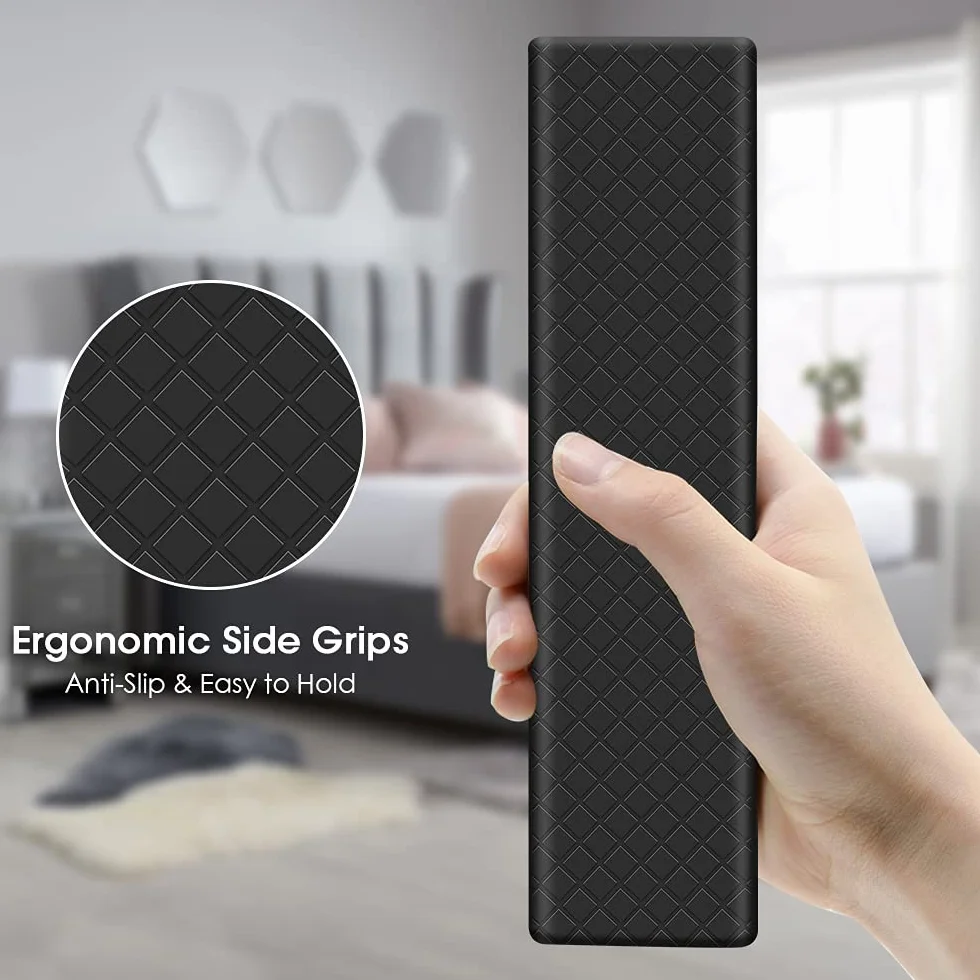 Custodia in Silicone Compatibile con Sony Bravia TV Telecomando RMT-TX100D RMT-TX300E RMT-TX310E RMT-TX200E RMF-TX200C per Sony Nuovo Sostitutivo Remote Protettiva Cover Anti-Scivolo Cassa (Nero)