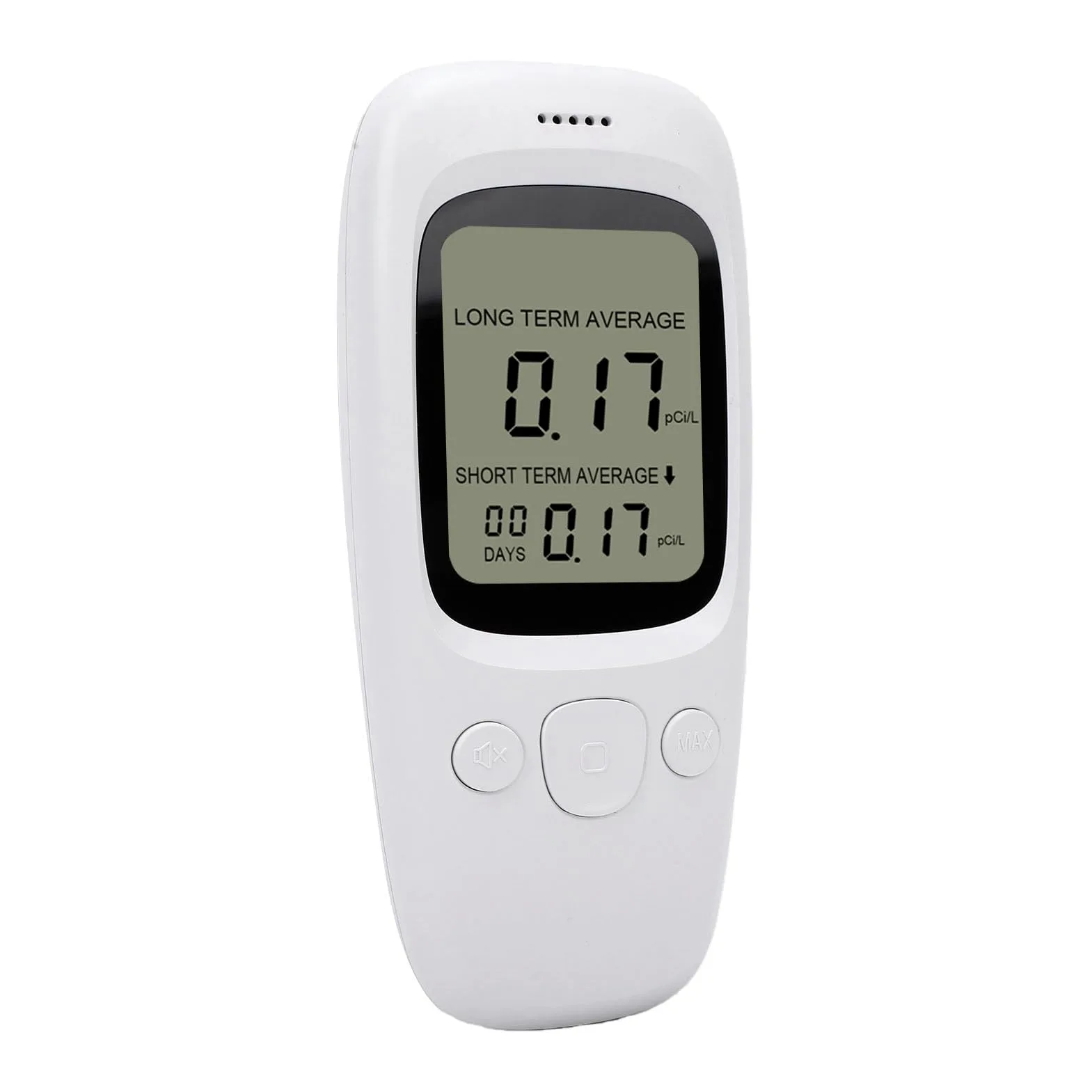 Annadue Rivelatore di Radon Portatile 0-270pCi/L con Sensore Ionico, | Monitor digitale per radon, display LCD, uso domestico, con archiviazione dati, per camera da letto, seminterrato, ufficio,