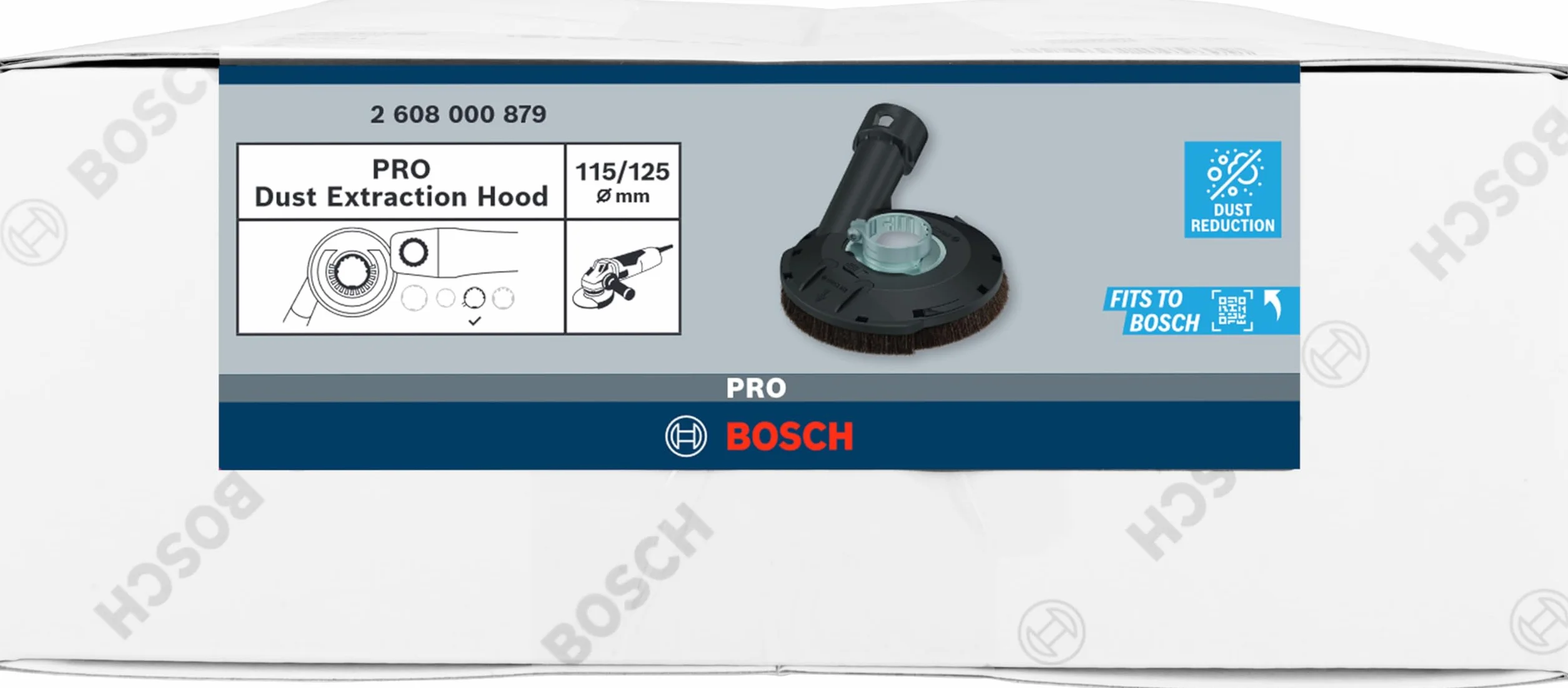 Bosch PRO cappa di aspirazione Ø 115 125 mm accessorio smerigliatrice angolare