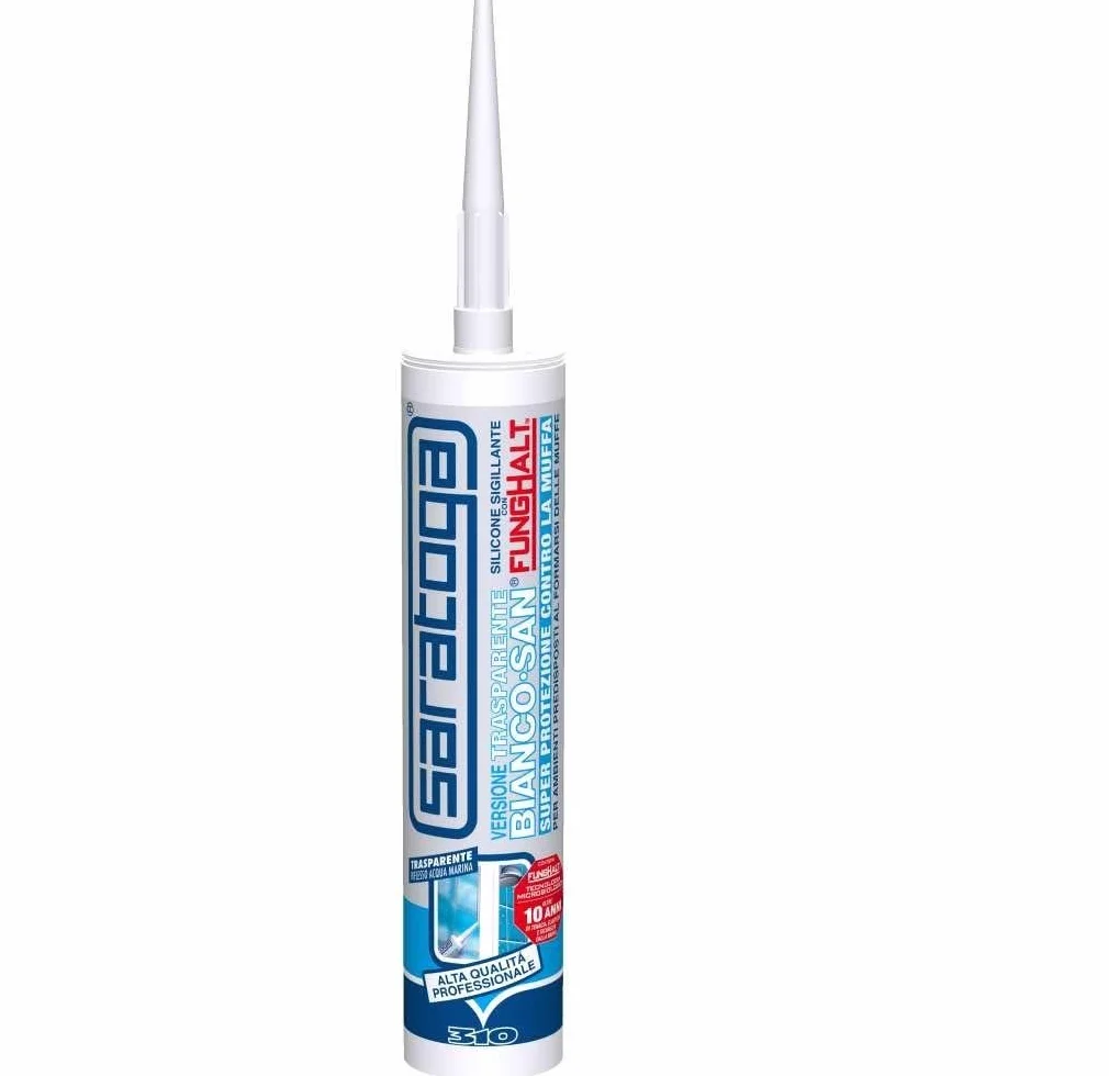 Saratoga FungHalt Silicone Acetico Antimuffa Trasparente 310 ml