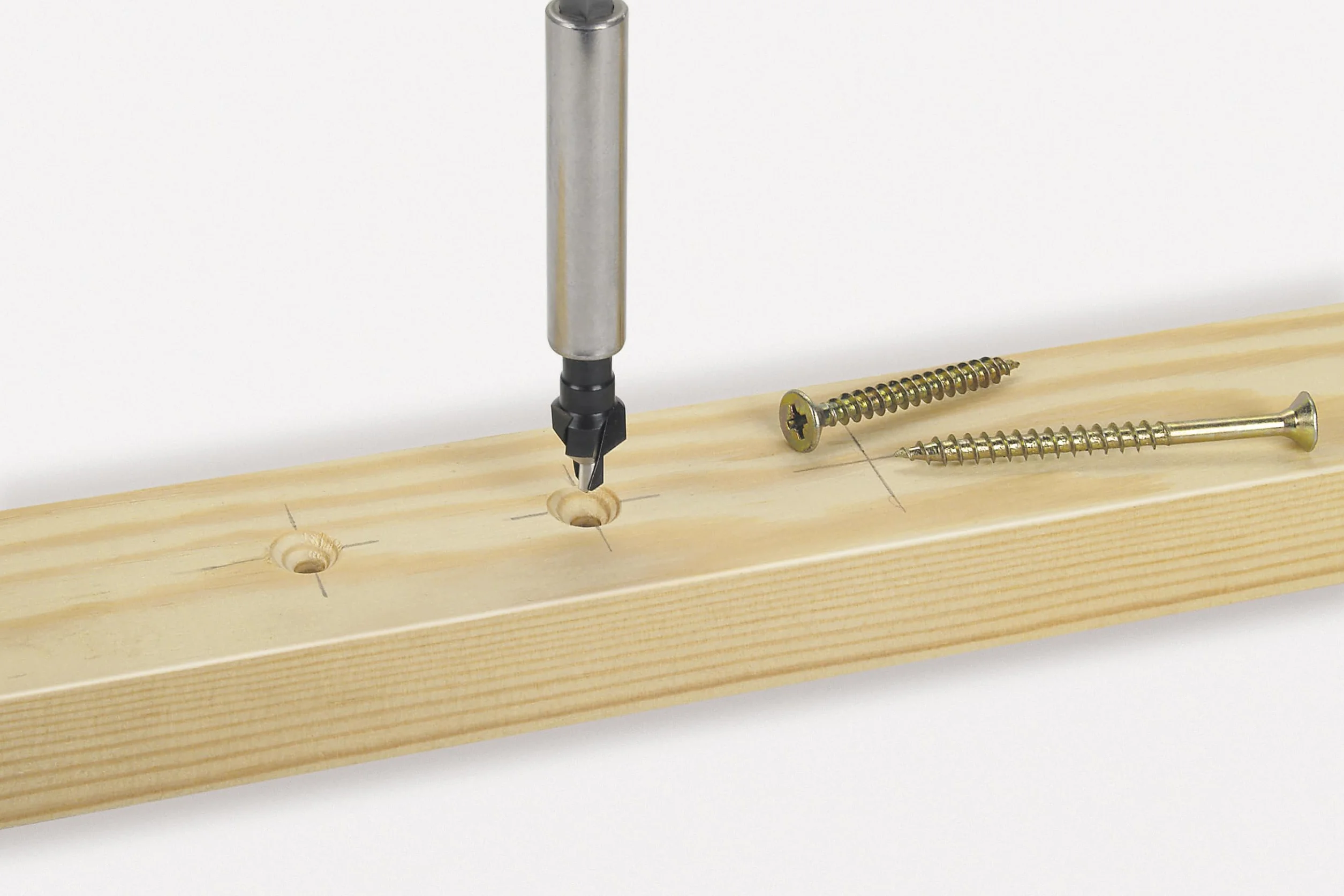wolfcraft Svasatore Ø 10 mm codolo esagonale 2 funzioni in 1