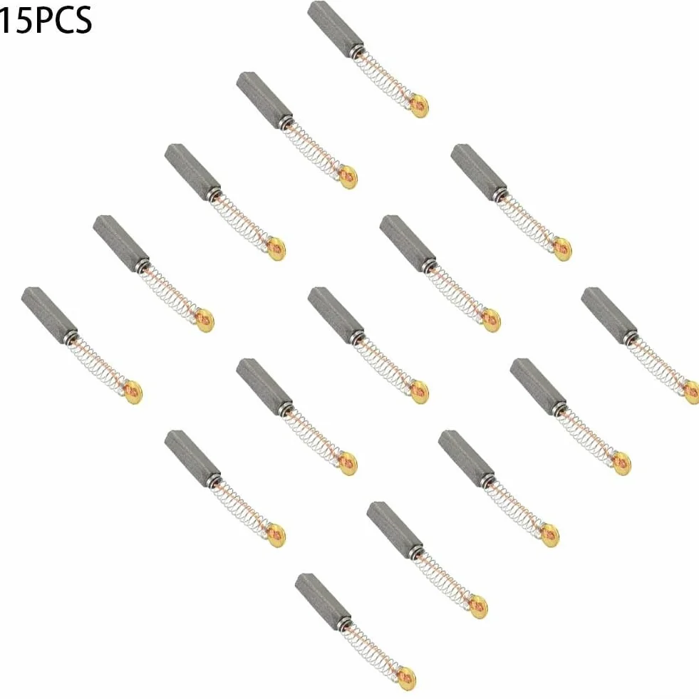 Zestaw szczotek węglowych 15 sztuk 20 mm x 5 mm x 5 mm do silników elektrycznych