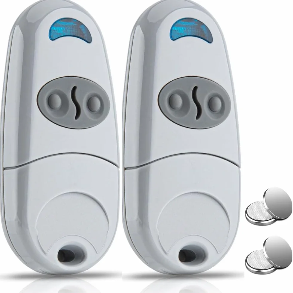 Telecomando Cancello Universale 433,92MHz 2 Canali Compatibile Top 432EE 432EV 432NA 432A 432M 432S T432
