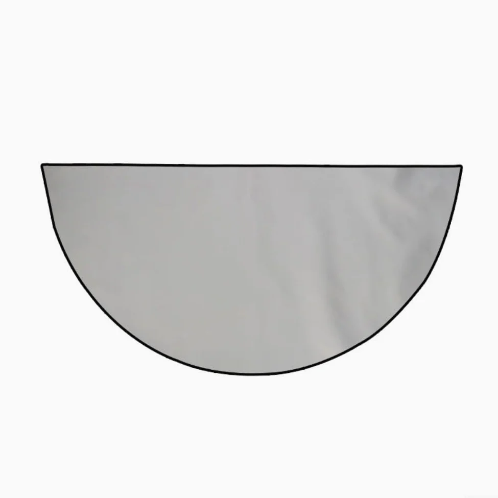 DAZZLEEX Tappetino in silicone in fibra di vetro per camino, protezione del pavimento, tappeto per camini, resistente al fuoco, per stufe a legna, camino, per interni ed esterni (1 mm x 102 cm x 60 cm
