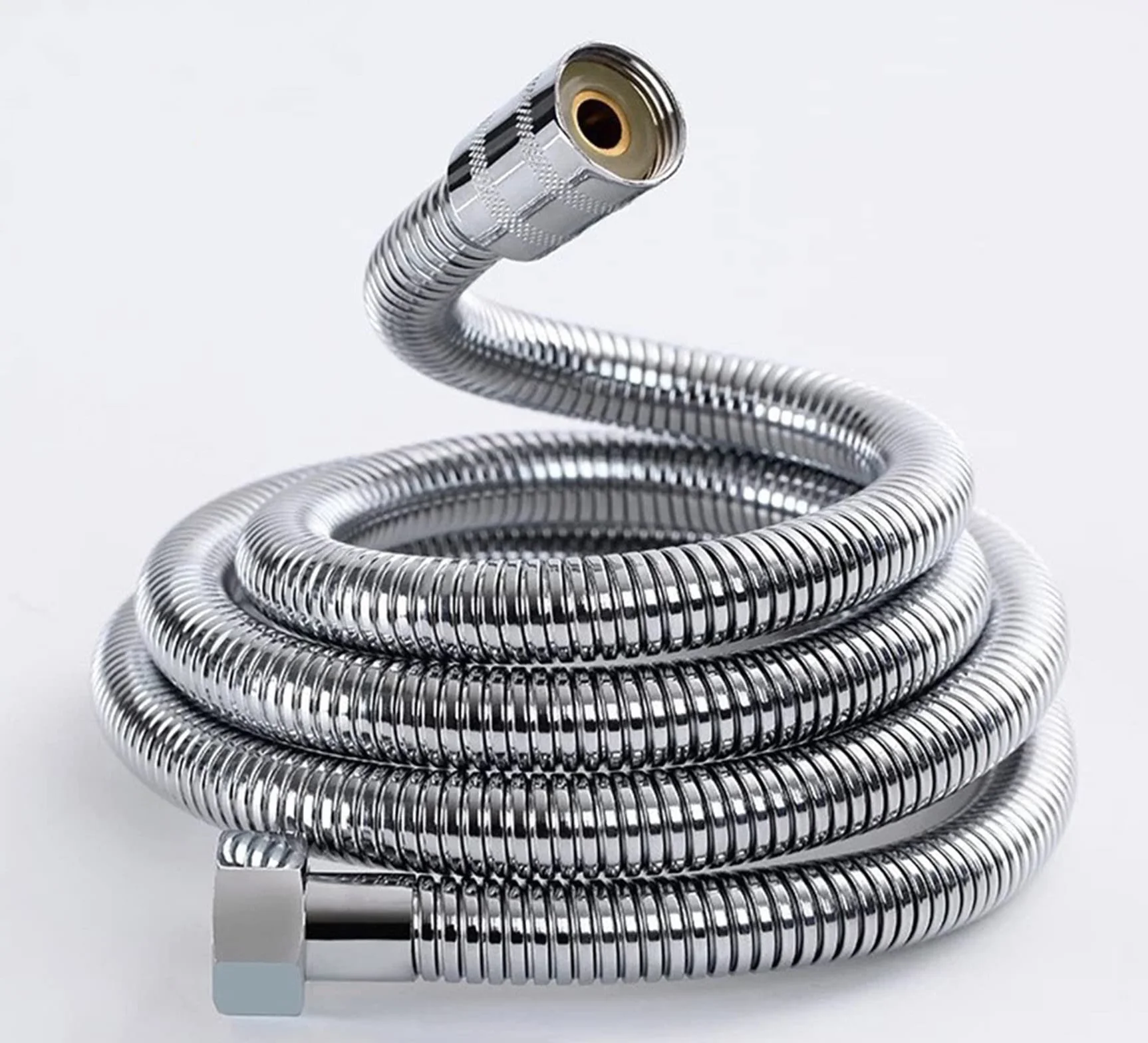 RUIXUE ® Tubo Doccia 3 Metri,Tubo doccia Flessibile, attacco universale standard G1/2, flessibile e senza pieghe, superficie elettroplaccata facile da pulire.