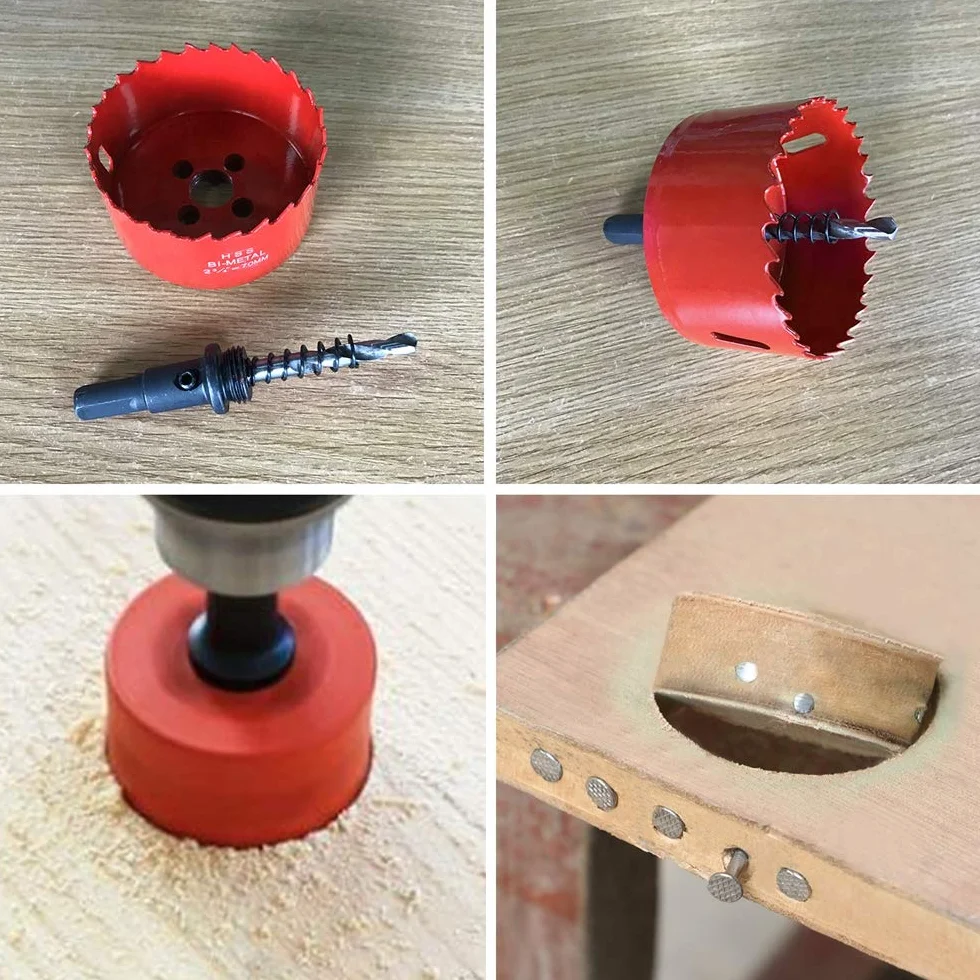 LAIWEI Sega a tazza 200mm fresa circolare per fori in legno alluminio cartongesso PVC