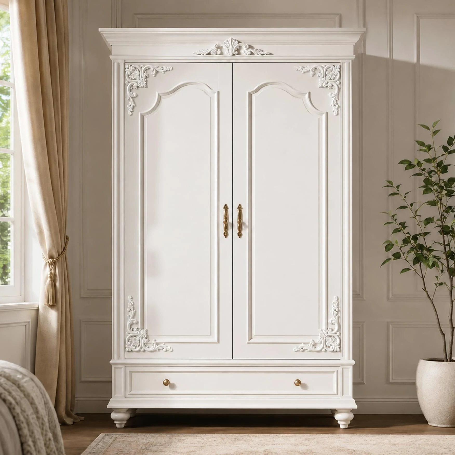 4 PCS Angolari Decorativi per Pareti E Soffitti in PU Modanature Angolari 3D con Decorazioni Floreali Profili Decorativi Verniciabili per Cornici E Angoli Elegante Finitura