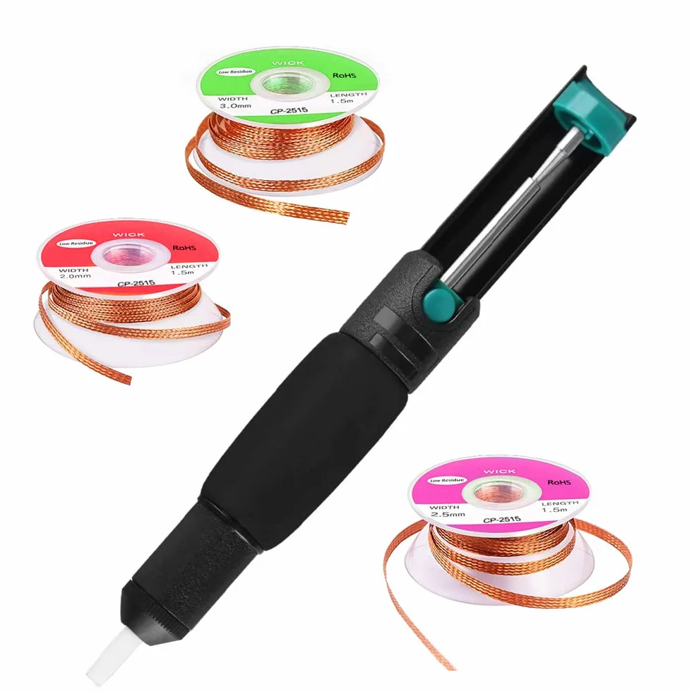 GIGIIS Pompa Dissaldante Treccia Dissaldante 21CM Kit di Pulizia Saldatura