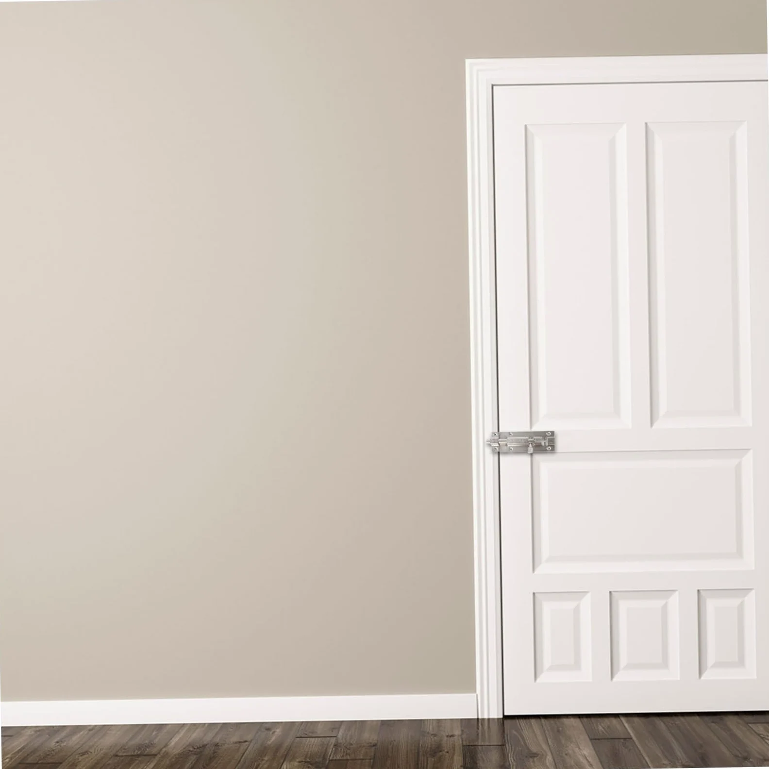 Artibetter 6pezzi Serratura Scorrevole Acciaio Inossidabile Per Sicurezza Di Porte e Armadietti Facile Da Installare e Resistente Alla Chiavistello Per Casa e Hotel