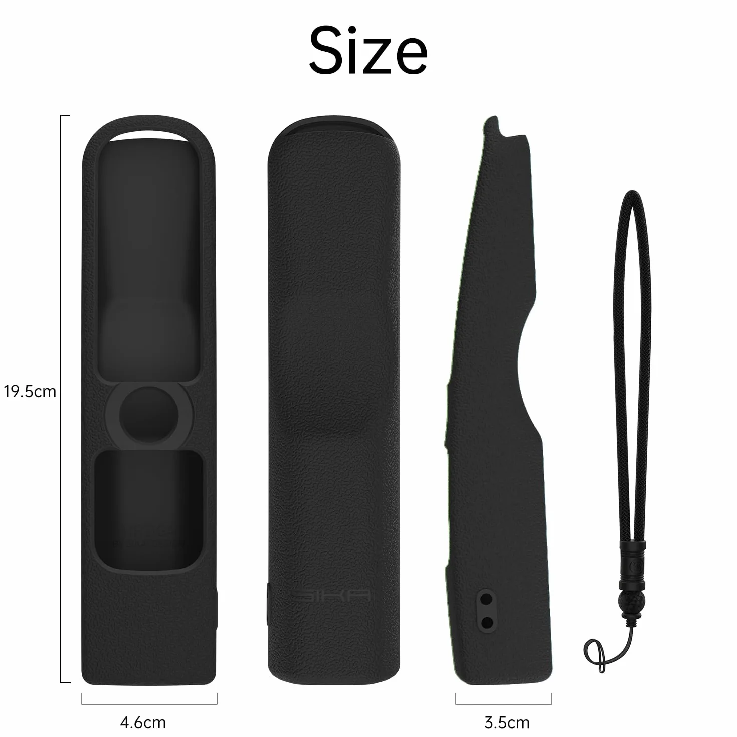 Custodia in Silicone Compatibile con LG Telecomando MR25GB MR24GN MR24GA MR23GN MR23GA MR22GN MR22GA MR21GA MR21GC,Cover per Telecomando LG,Guscio per TV 2025/2024/2023/2022/2021 (Nero)
