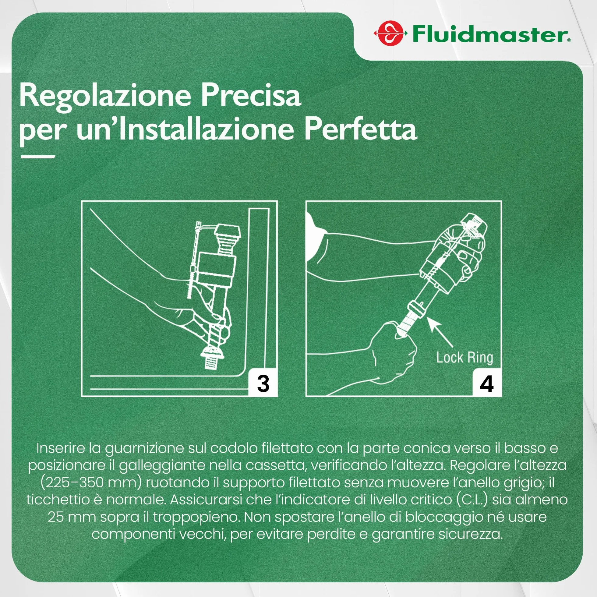 Fluidmaster 400EL Galleggiante inferiore