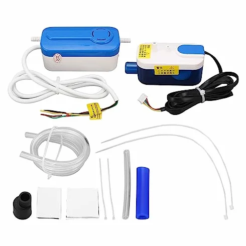 Pompa Condensa Professionale 24L/h - Serbatoio 200ml Rimovibile per HVAC/Deumidificatori con Sensore