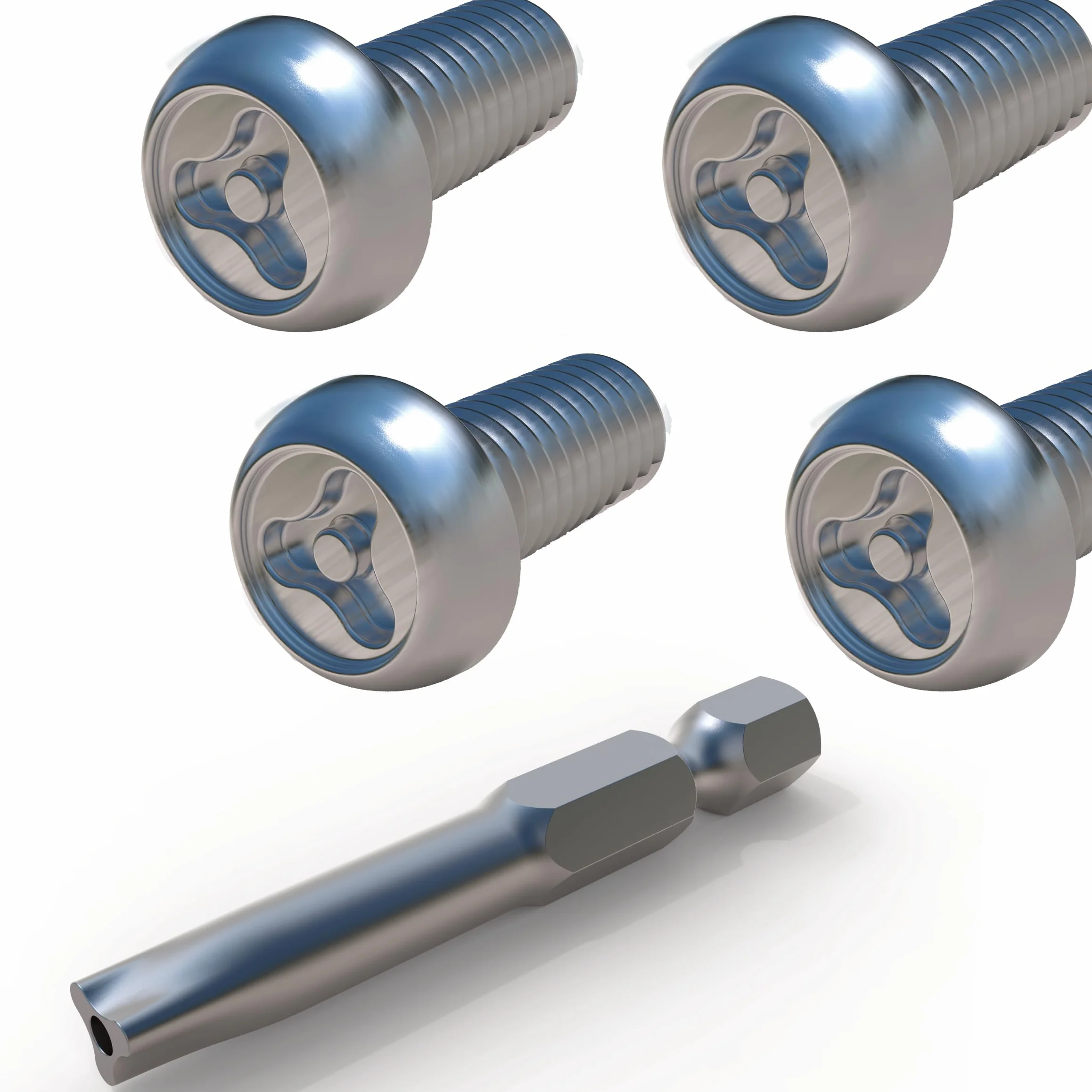 Y-Torx Viti di sicurezza in acciaio inox V2A anti-furto M4 M5 M6