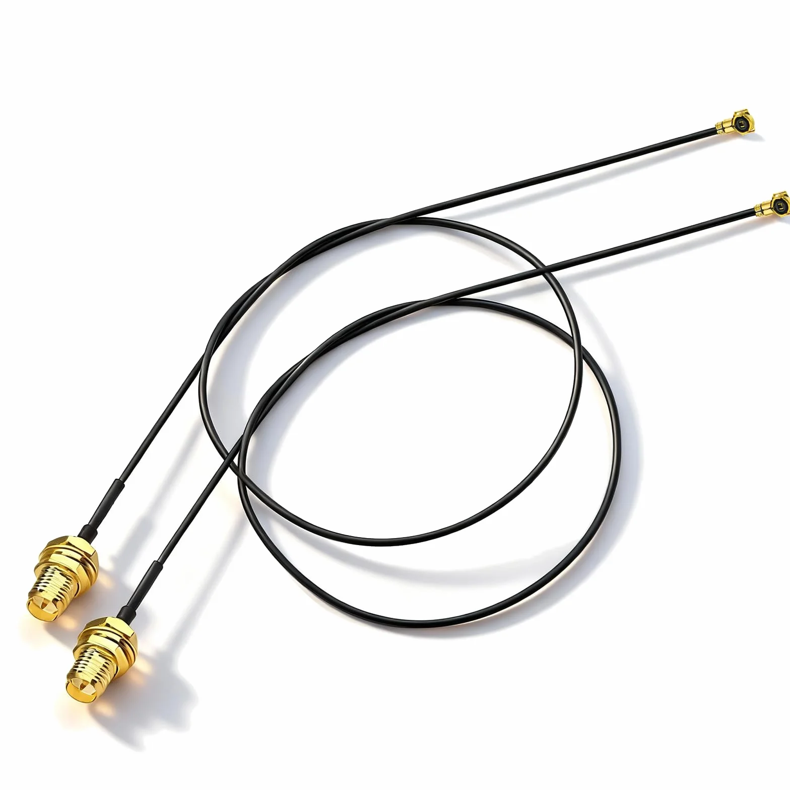 Bingfu Cova Prolunga da Prise Micro Coaxiale 0.25mm a RP-SMA Femmina Antenna WiFi 30 cm per Intel AX200NGW 8265AC 8265NGW 7265AC 9560AC Interfaccia M.2 NGFF Scheda di Rete Wireless Adattatore WiFi