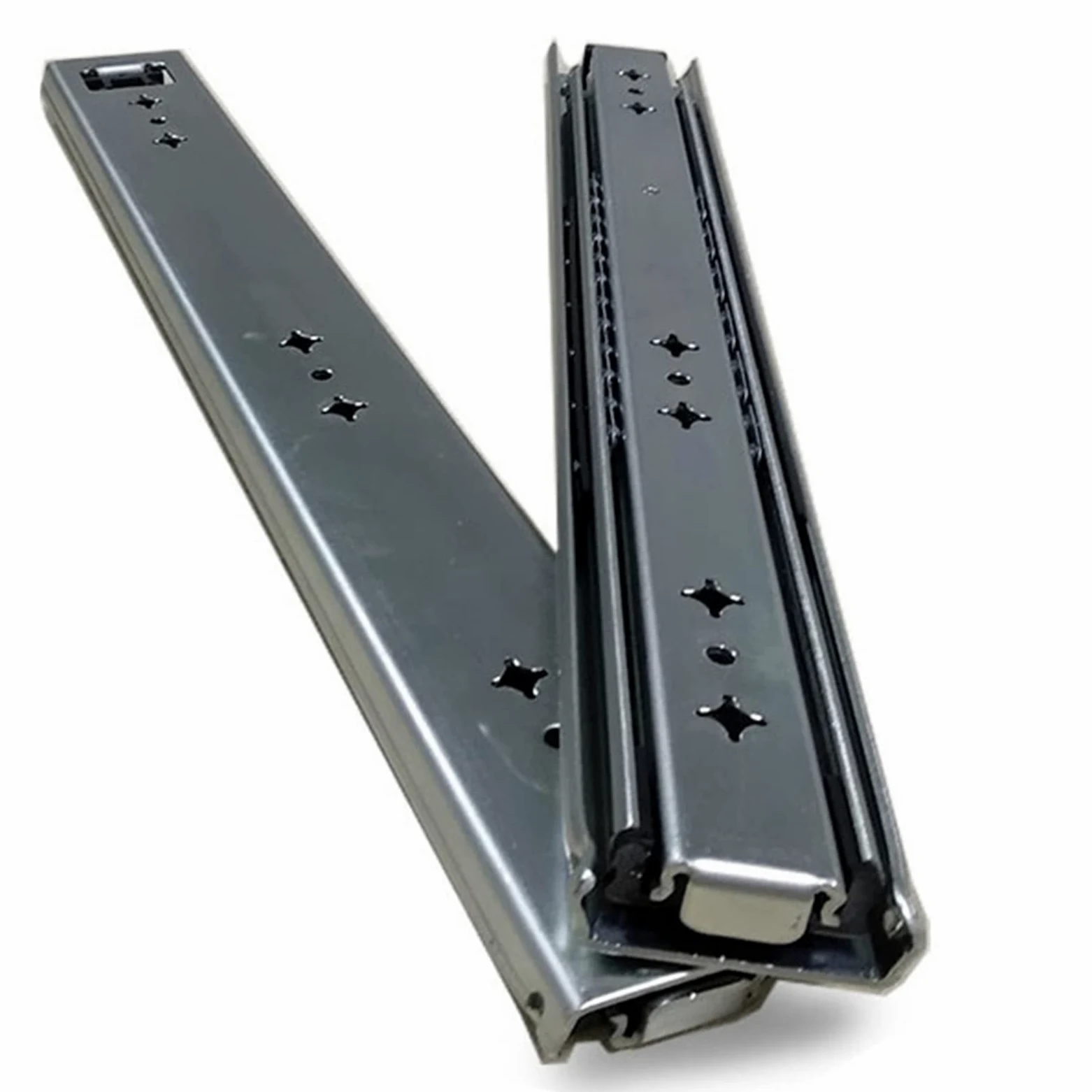 Feng Shui 1 Paio di Guide per Cassetti per Carichi Pesanti 250 600 1000 1200 1400 1500mm, Guide Telescopiche a 3 Sezioni ad Estrazione Totale, per Guide per Cassetti Industriali, Armadi da Cucina,