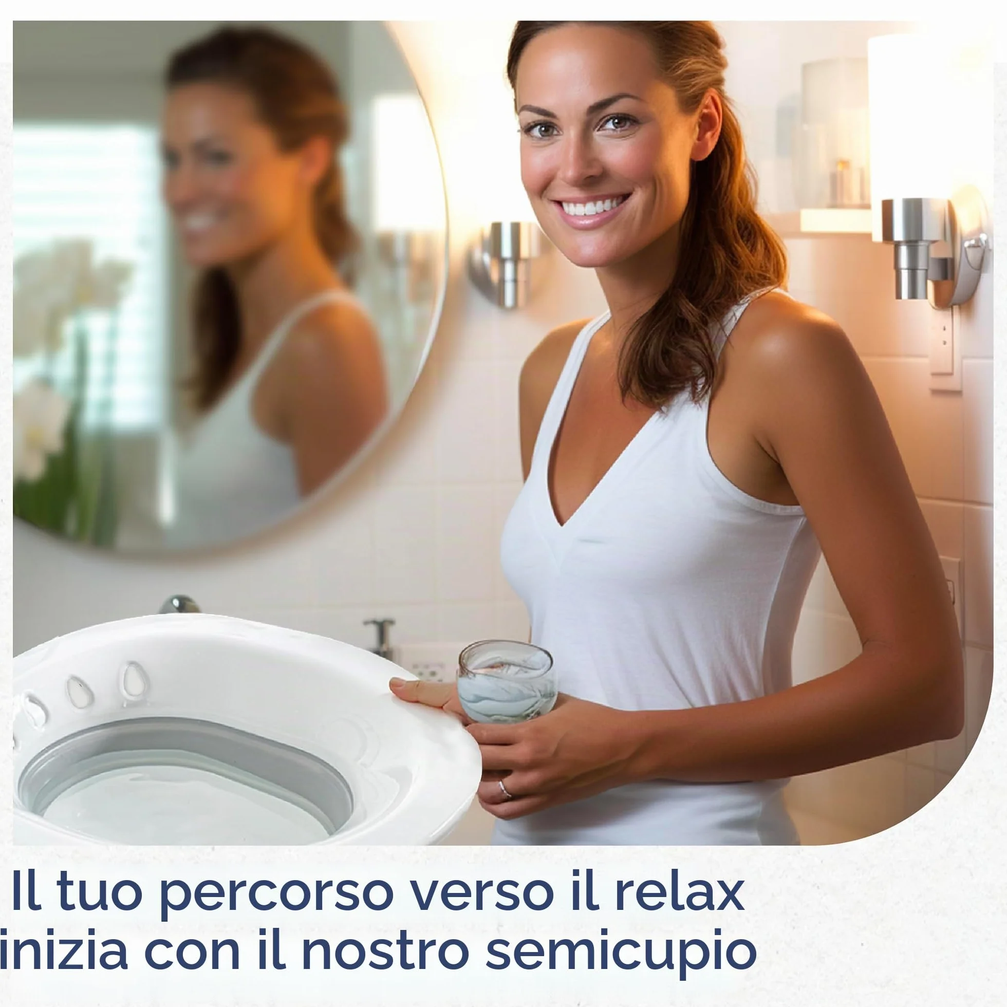 FIRST DAYS MATERNITY Sitz Bath Bidet Portatile Pieghevole per Emorroidi e Postpartum