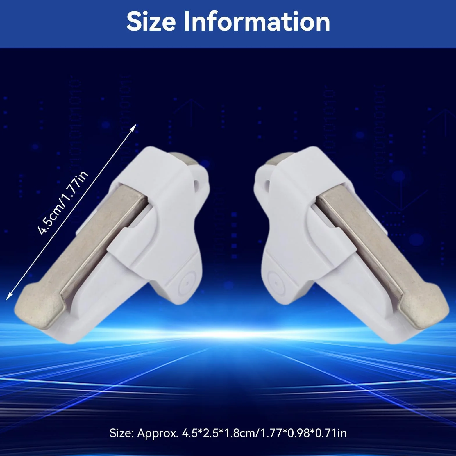 Agatige Trigger di Gioco, Controller di Gioco Mobile Pulsanti Gaming Trigger Joystick Portatili Game Pulsante PUBG per Cellulare Telefono Smartphone da 4-7 pollici con Spessore di 6-11 mm