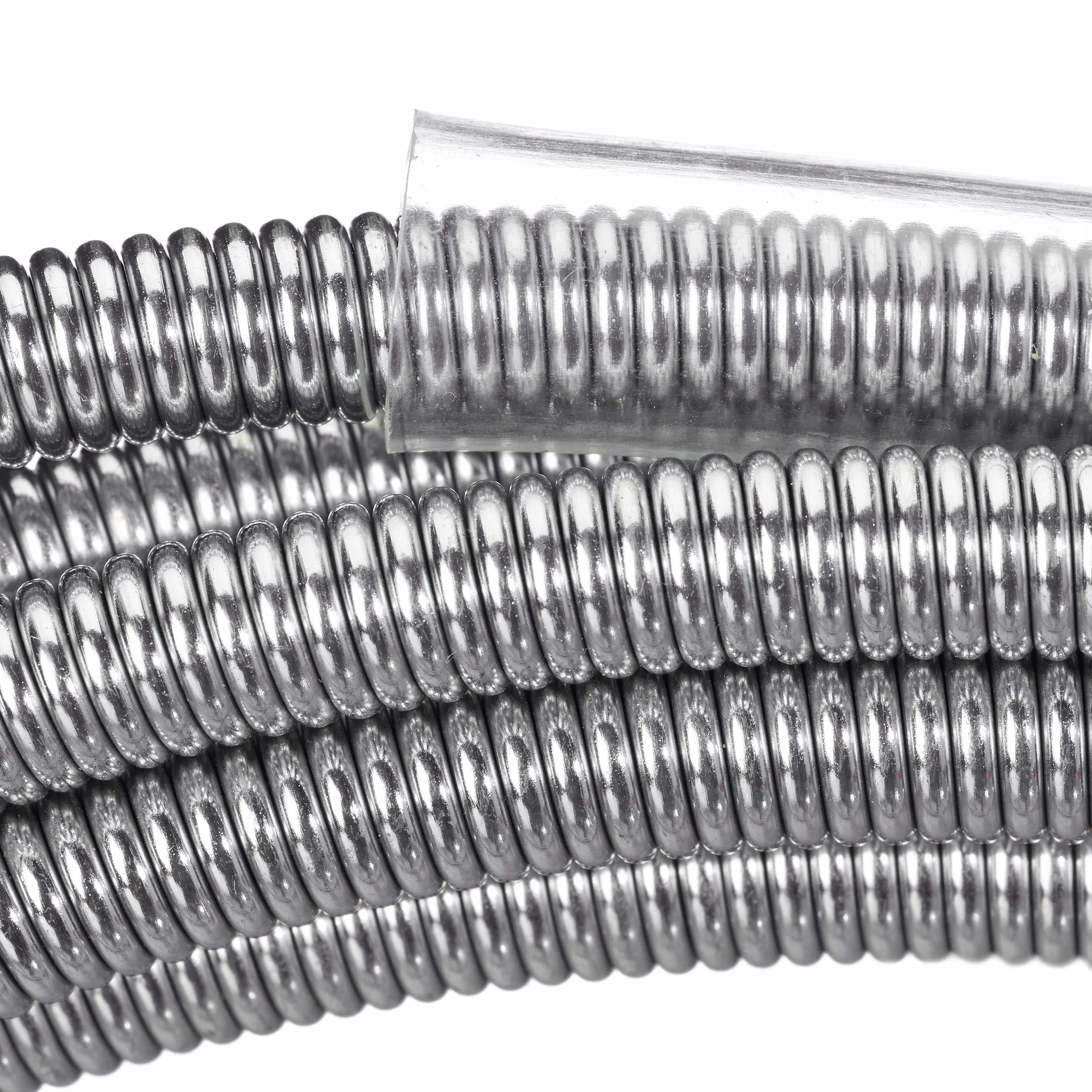 Relaxdays Sonda Pulizia Tubi di Scarico Manuale 9mm x 5m, Argento