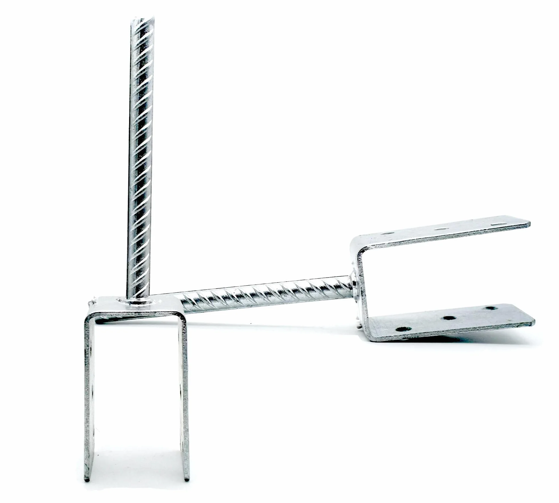 Supporto a U per Travi Acciaio Zincato 91x325x120x18 mm DOJA Barcelona