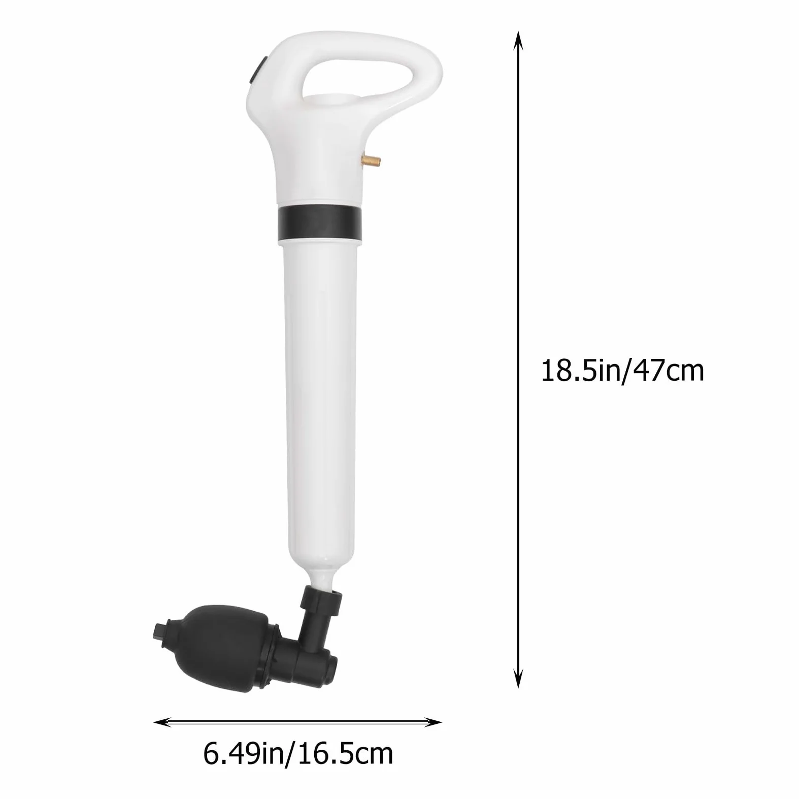 Artibetter Stura WC Potente in ABS Bianco per Pulizia Scarico Lavandino e Sifone WC, Rimuove Blocchi e Residui, per Lavelli Utilità e Casa, Set 1 Pezzo