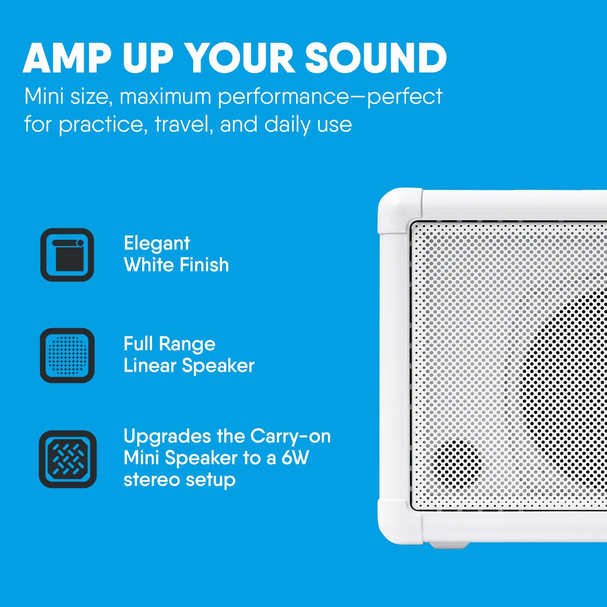 Carry-on Mini altoparlante di estensione da 3 Watt Mini altoparlante compatto 3 Watt mini amplificatore combinato portatile