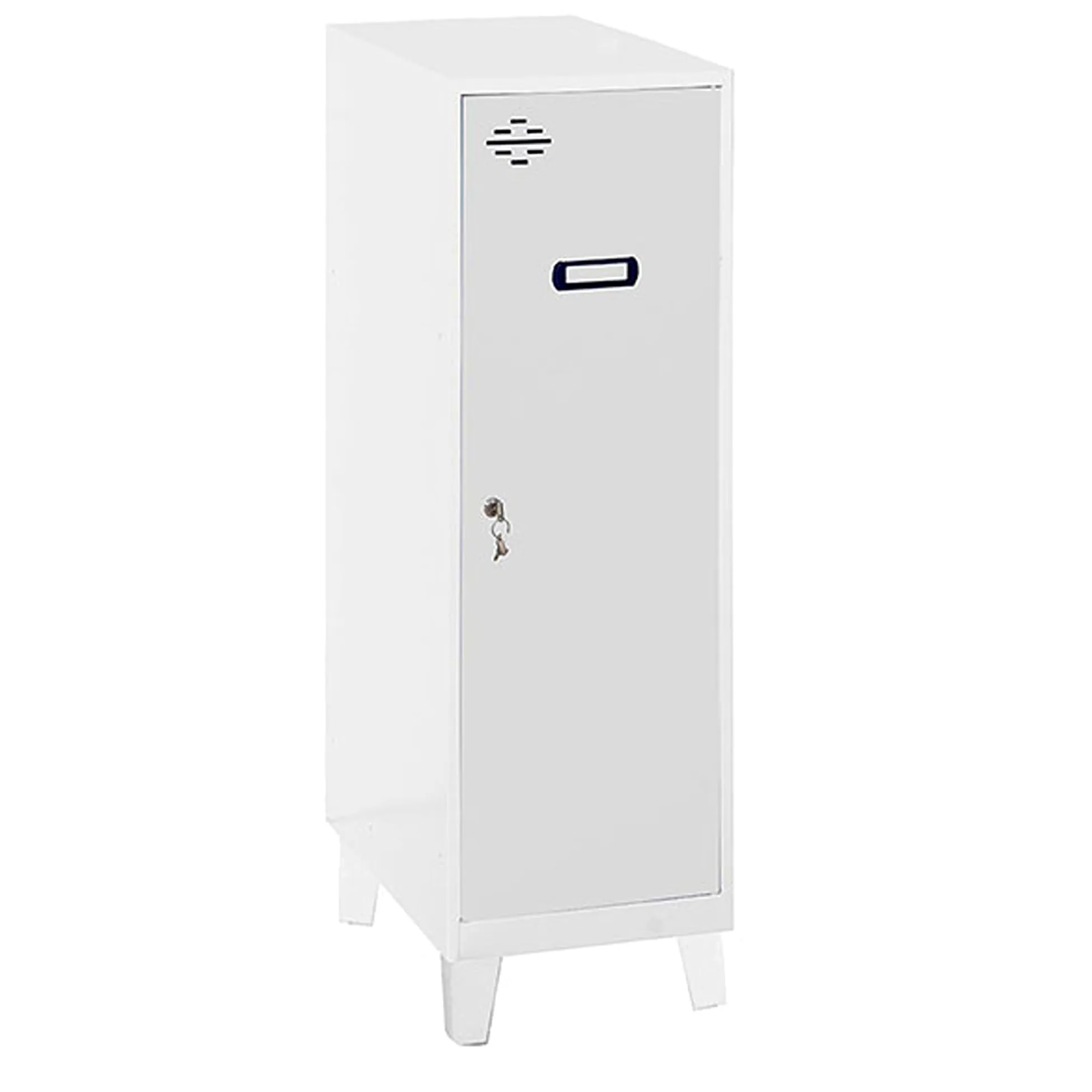 Simonrack Armadietto Spogliatoio Metallico Piccolo, 1015x400x500 mm, Grigio/Scuro, 1015x400x500