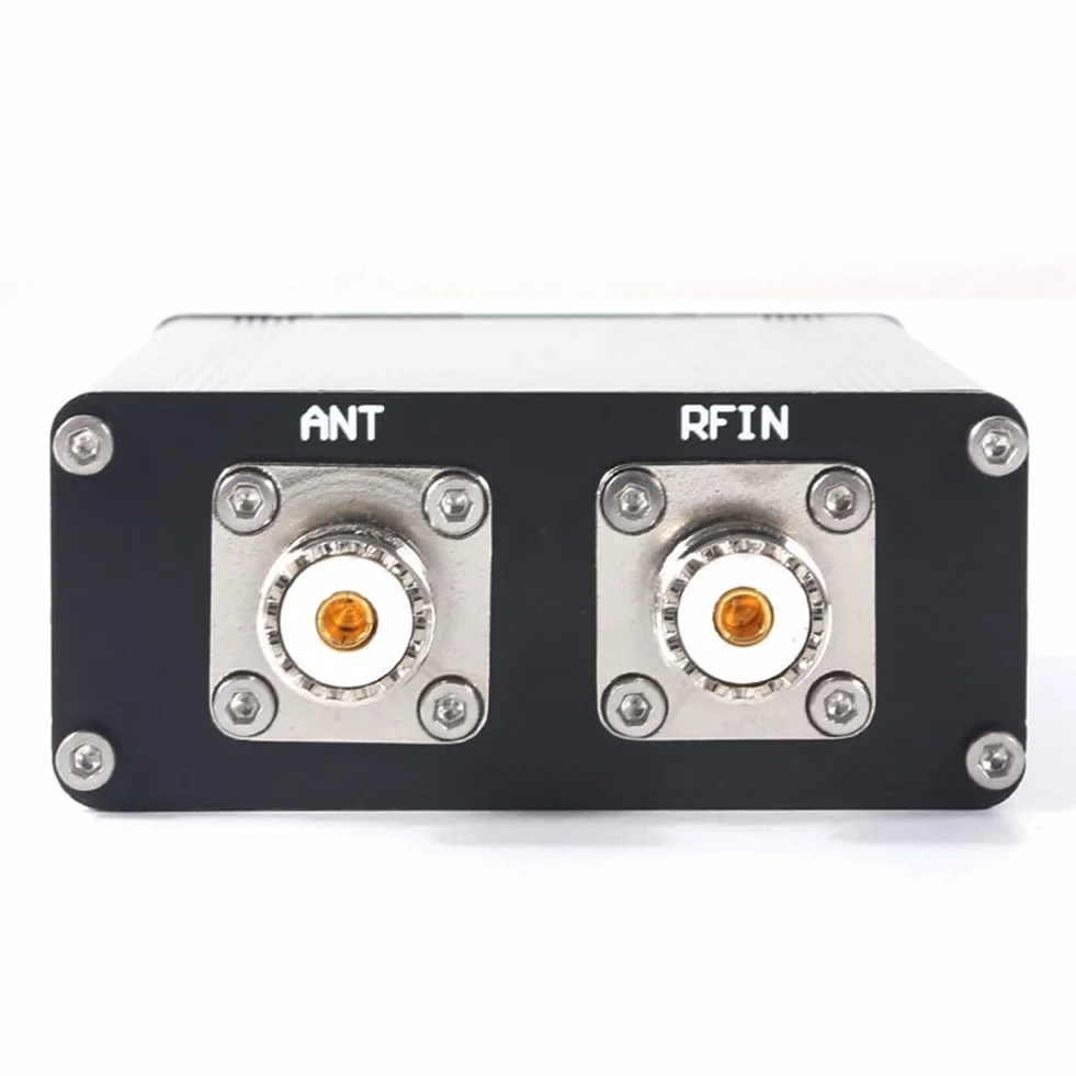 ATU-100 PRO+ Sintonizzatore D'Antenna Automatico 1.8-55Mhz Multifunzione Conveniente 0.96 Pollici Accordatore D'Antenna Nero Ricaricabile con