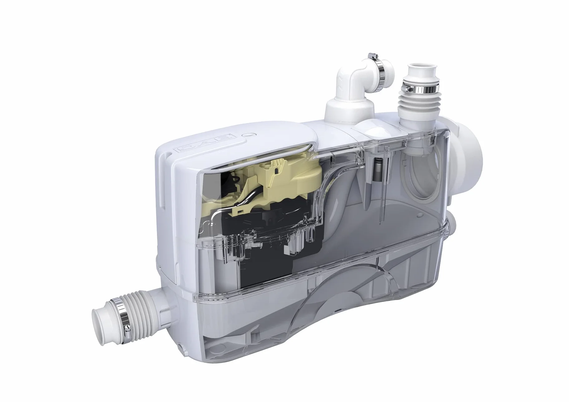 DAB GENIX WL 130 Trituratore con attacco WC laterale + bidet + lavandino + doccia