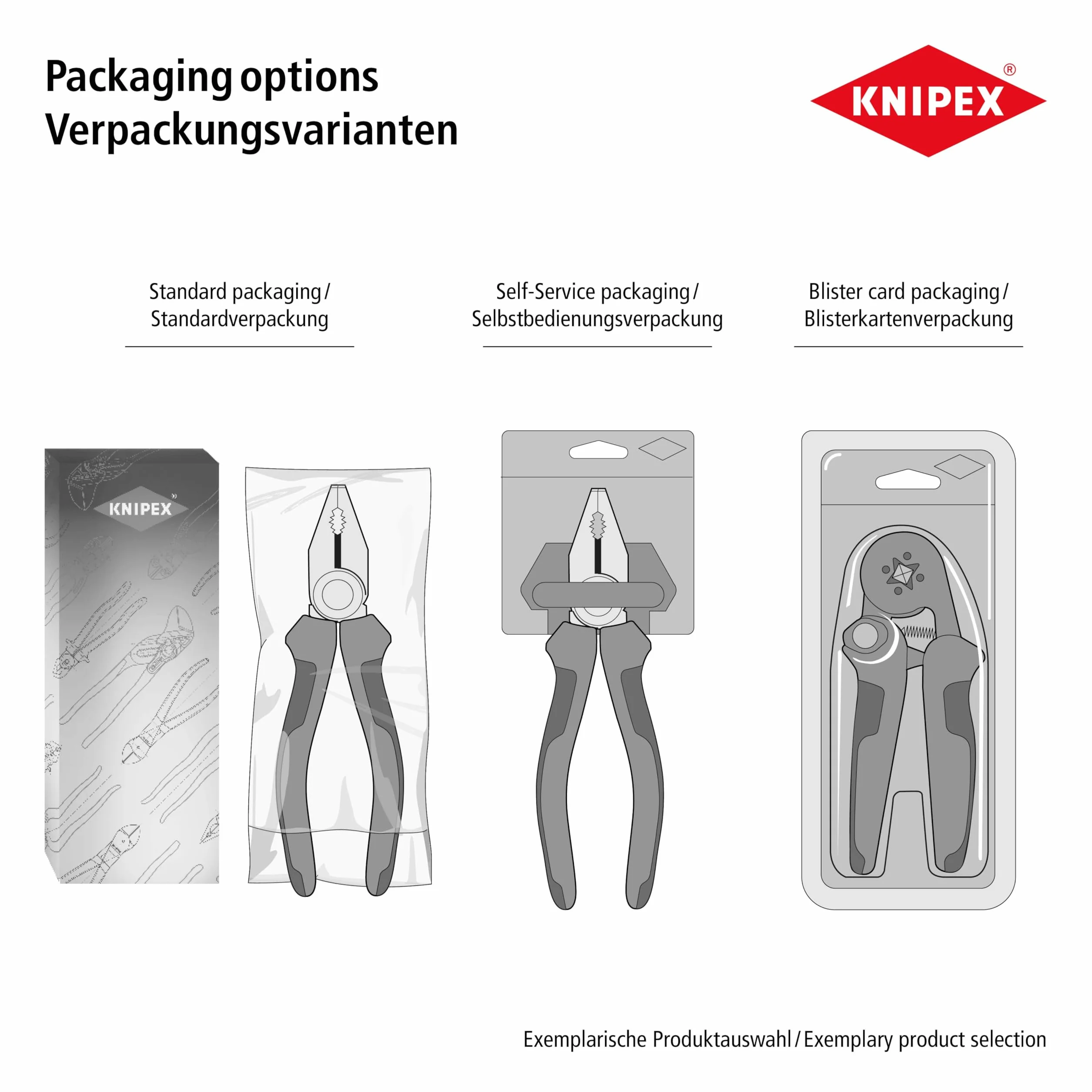 KNIPEX Pinza per meccanica becchi mezzotondi con tronchese 200 mm 26 12 200