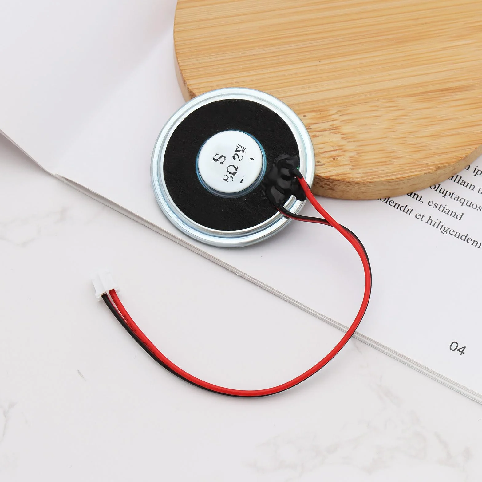 Altoparlante magnetico 2 W 8 Ohm di forma rotonda altoparlante con connessione JST-PH2.0 Diametro 40 mm Micro altoparlante interno con filo