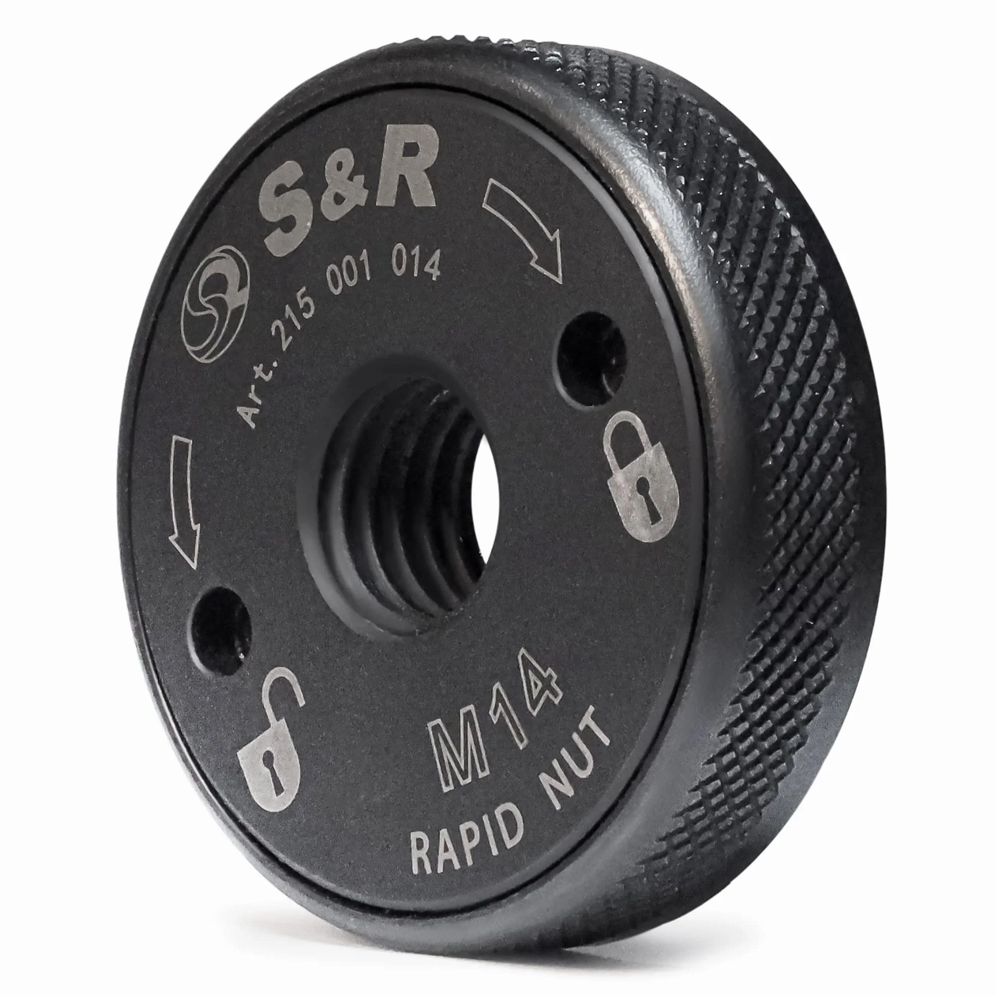 S&R Dado Flangia Smerigliatrice Serraggio Rapido M14 Accessori per Smerigliatrici