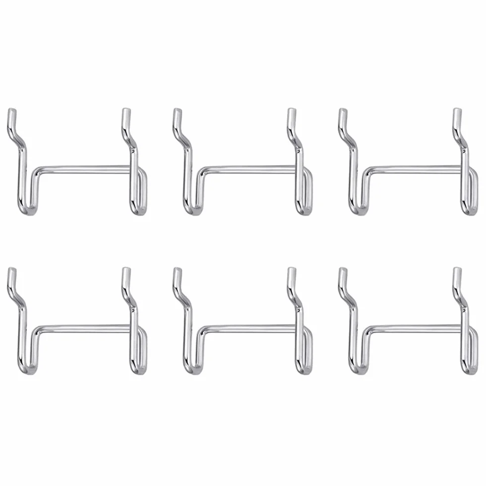 Ganci per pannello forato in metallo 5 cm accessori per garage officina