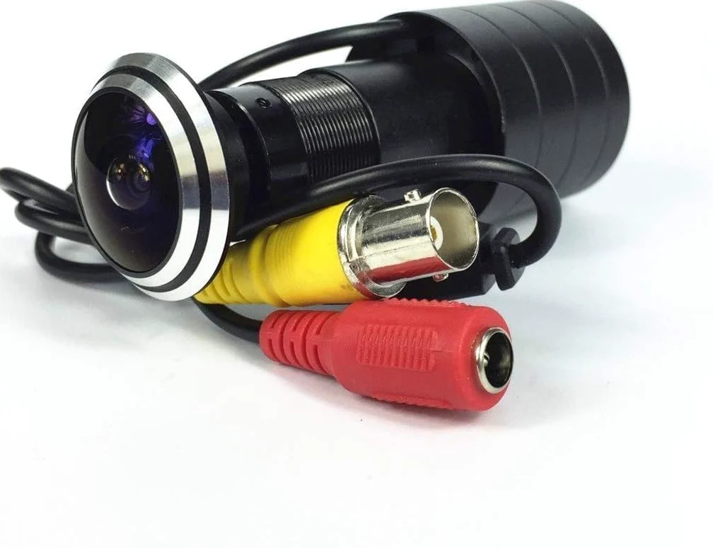 Telecamera di sorveglianza per Porte di Sicurezza con Telecamera spioncino grandangolare HD per la Sicurezza Domestica di Appartamenti per uffici e Ville
